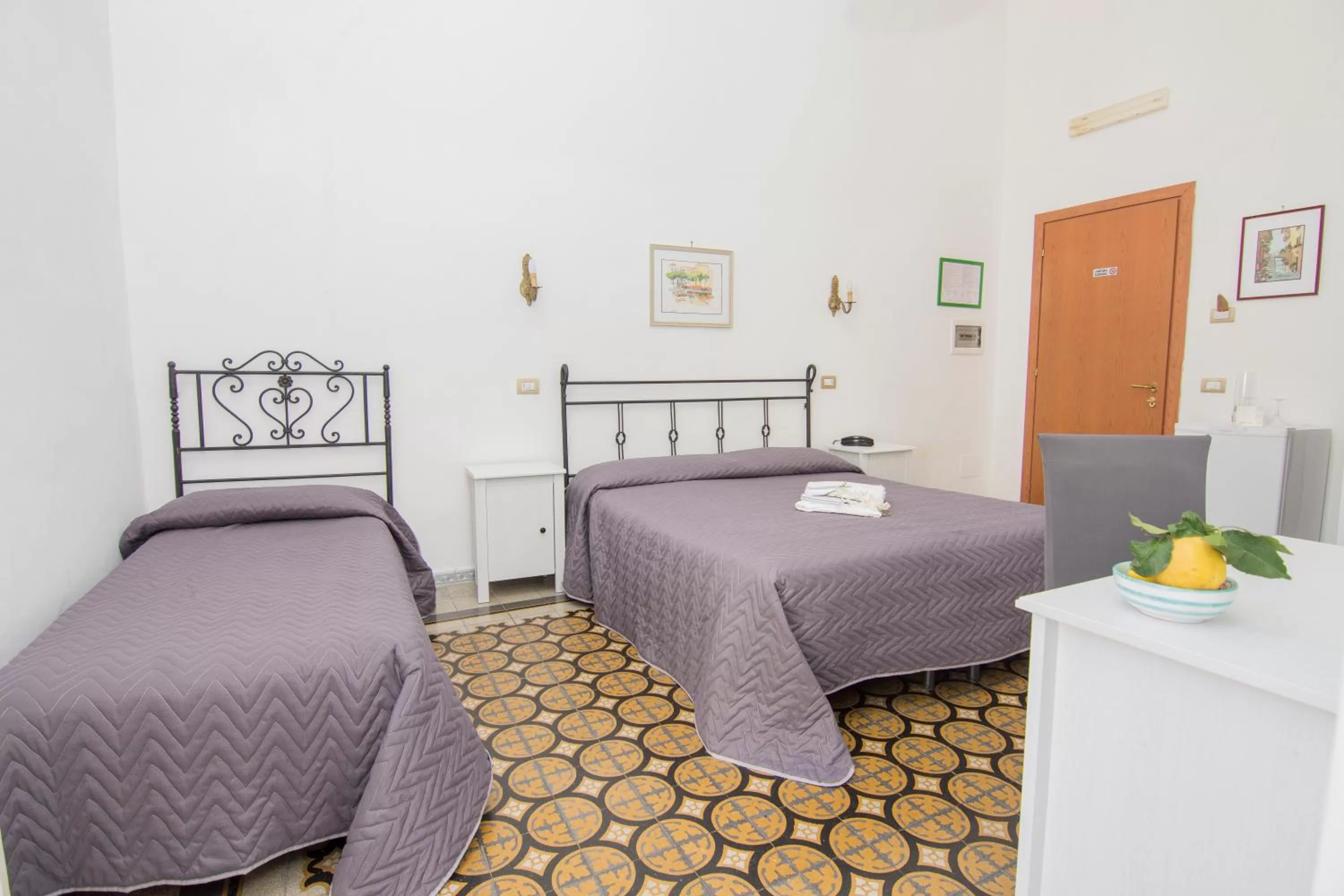 Bed in Hotel Fontana