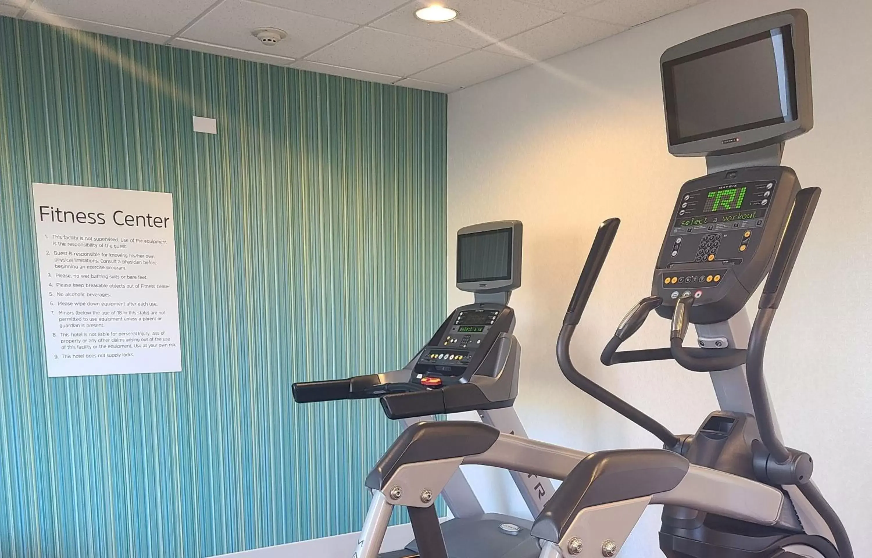 Fitness centre/facilities in Holiday Inn Express Lordstown-Newton Falls/Warren, an IHG Hotel