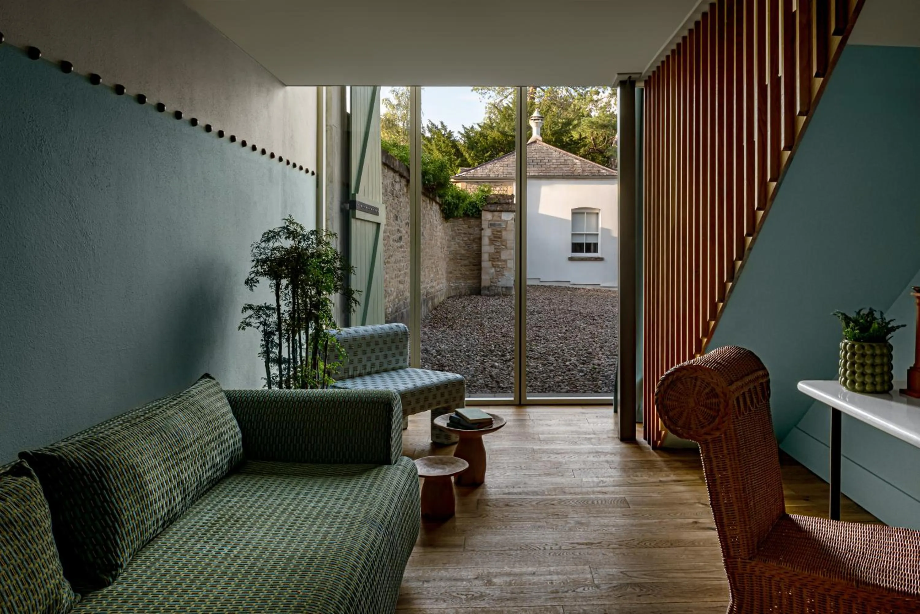 Living room in Cowley Manor Experimental