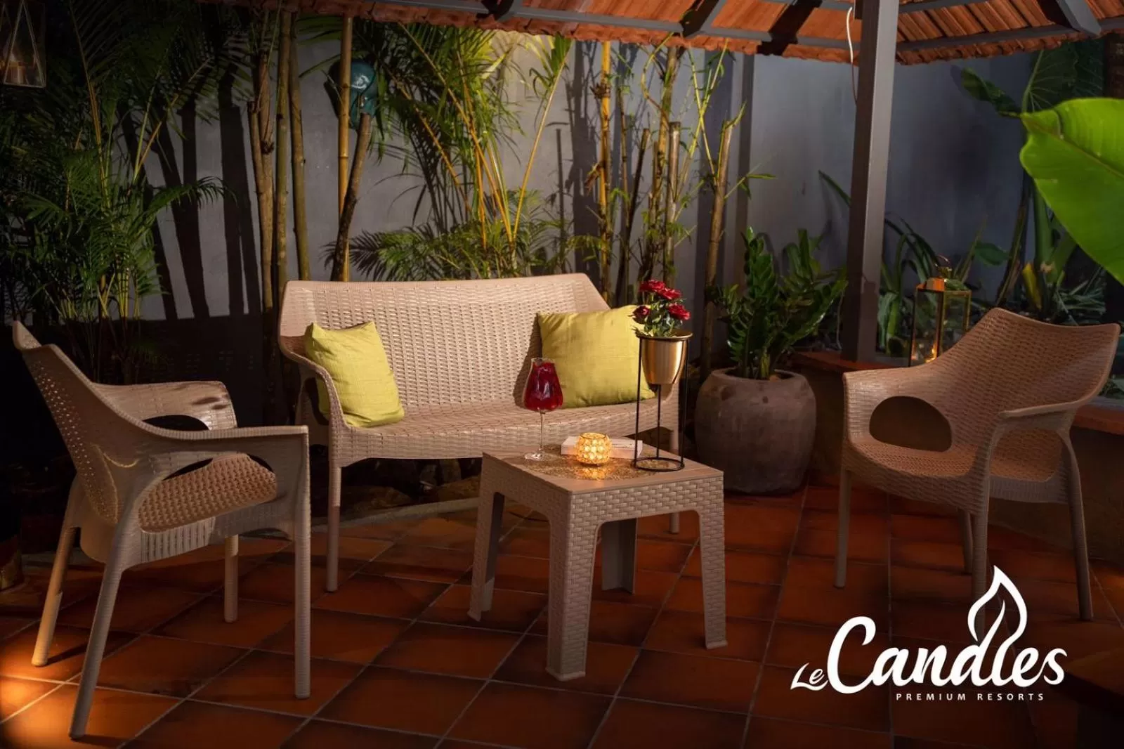 Patio in Le Candles Resort