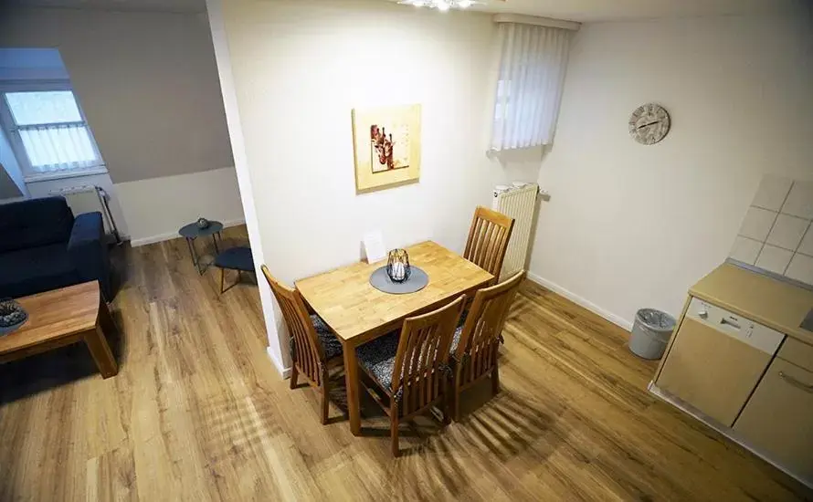 kitchen, Dining Area in Hotel Waldhalle