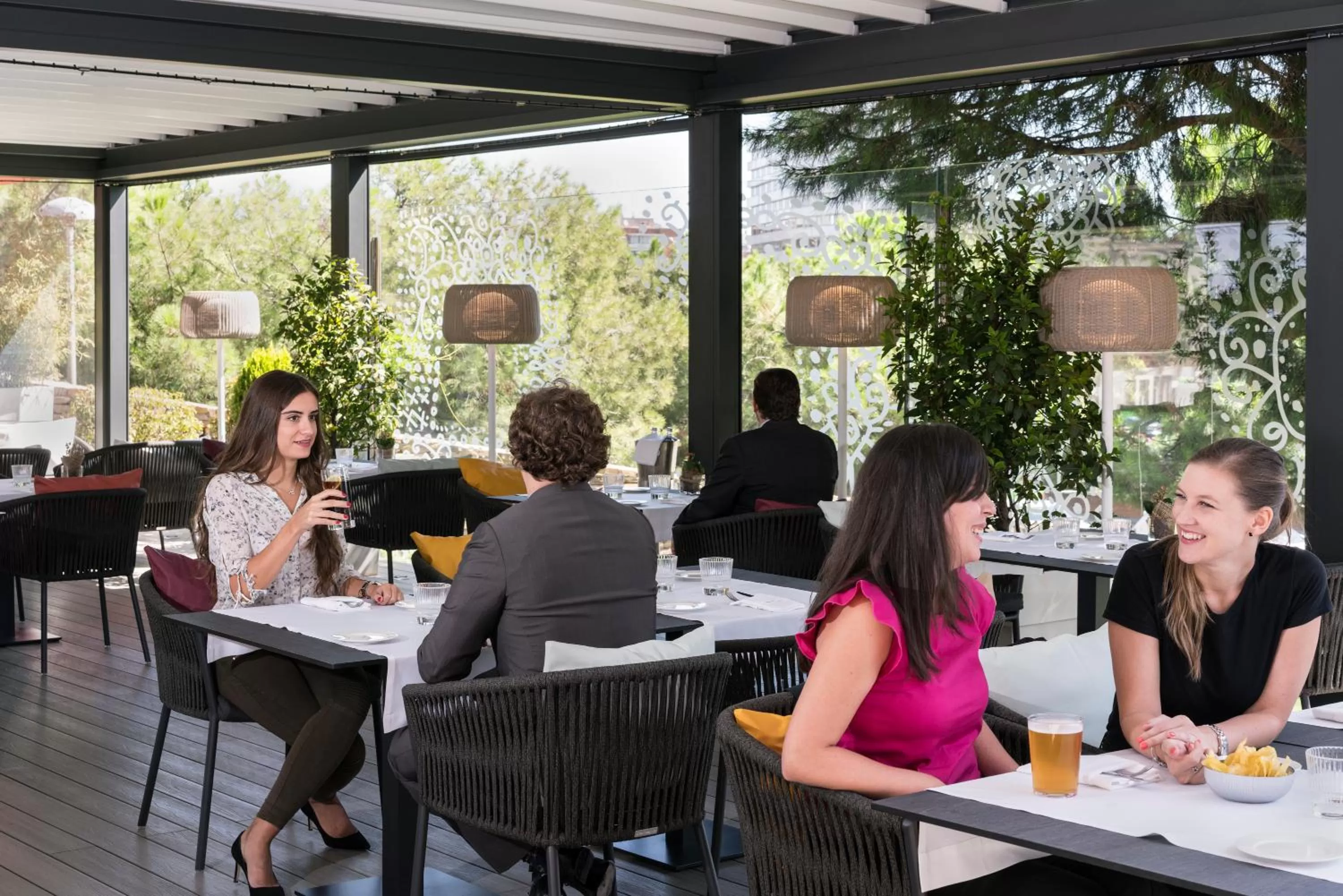 Food and drinks in Hotel Puerta America