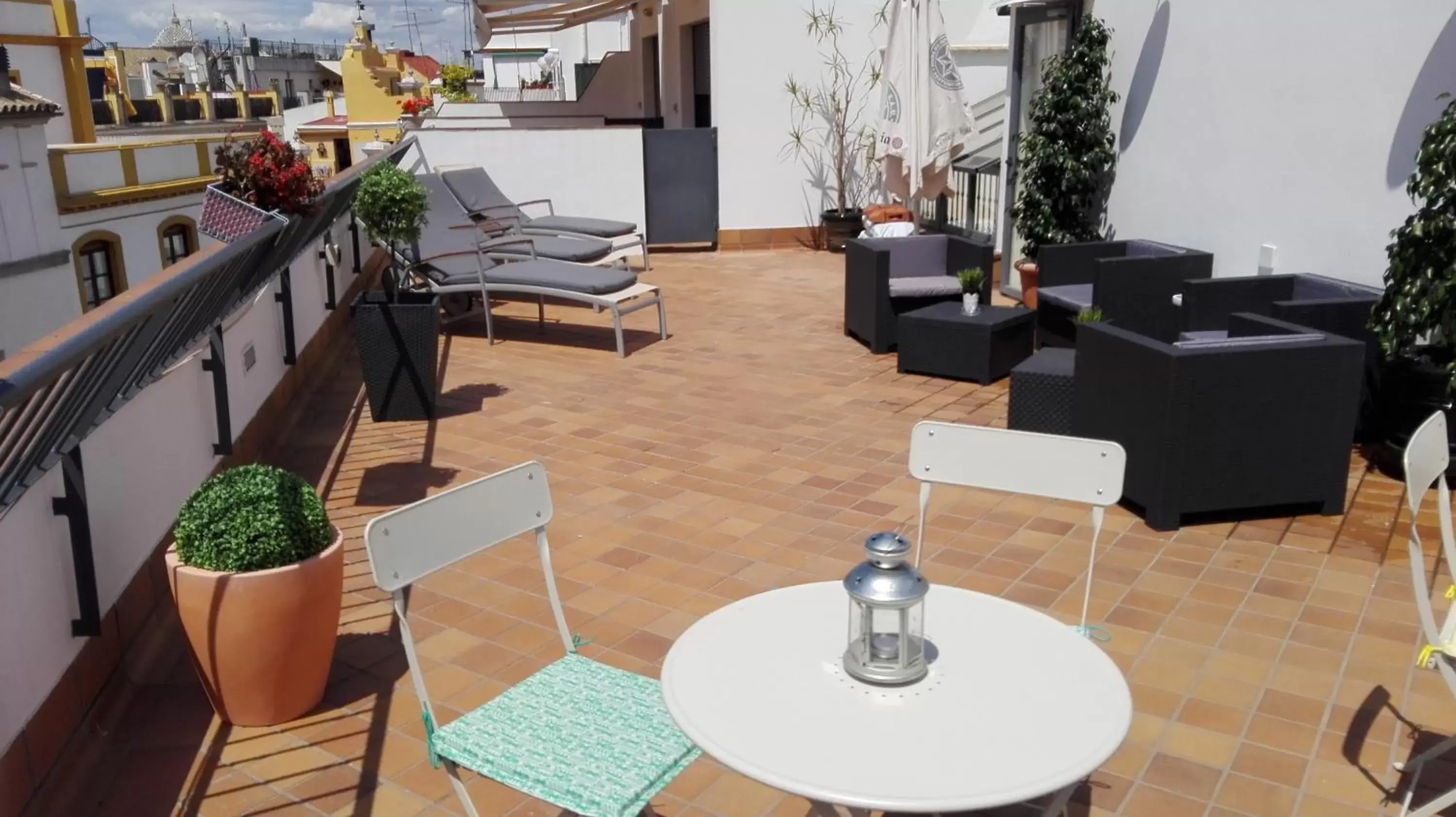 Balcony/Terrace in Basic Hotel Doña Manuela