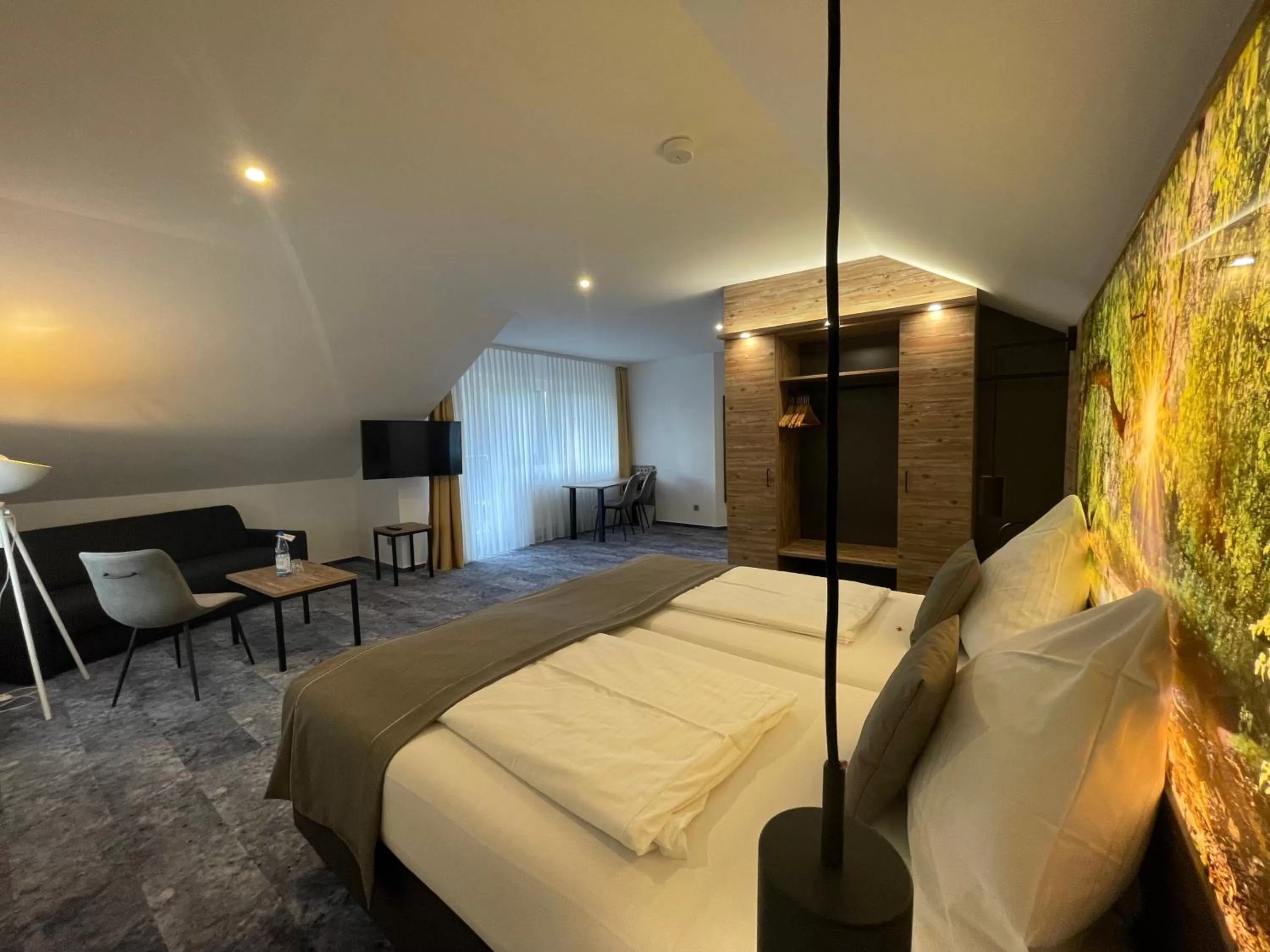 Bed in Hotel Christel