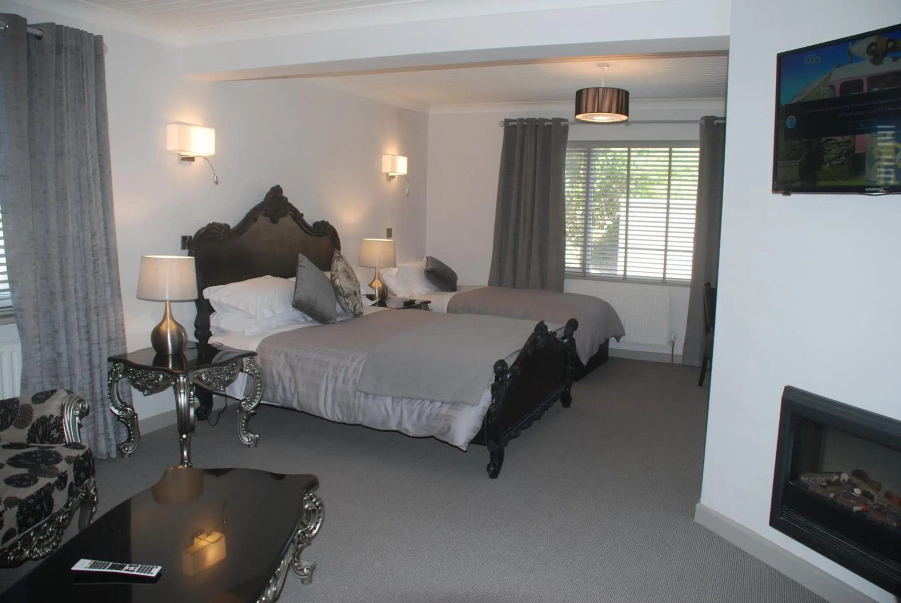 Seating area, Bed in Tuskar House by the Sea