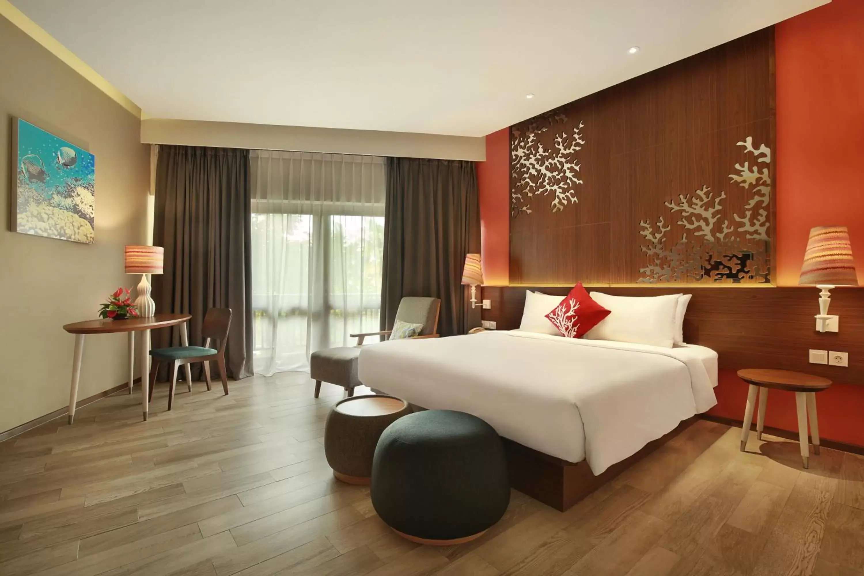 Deluxe Double Room with Pool Terrace in Mercure Manado Tateli Resort and Convention