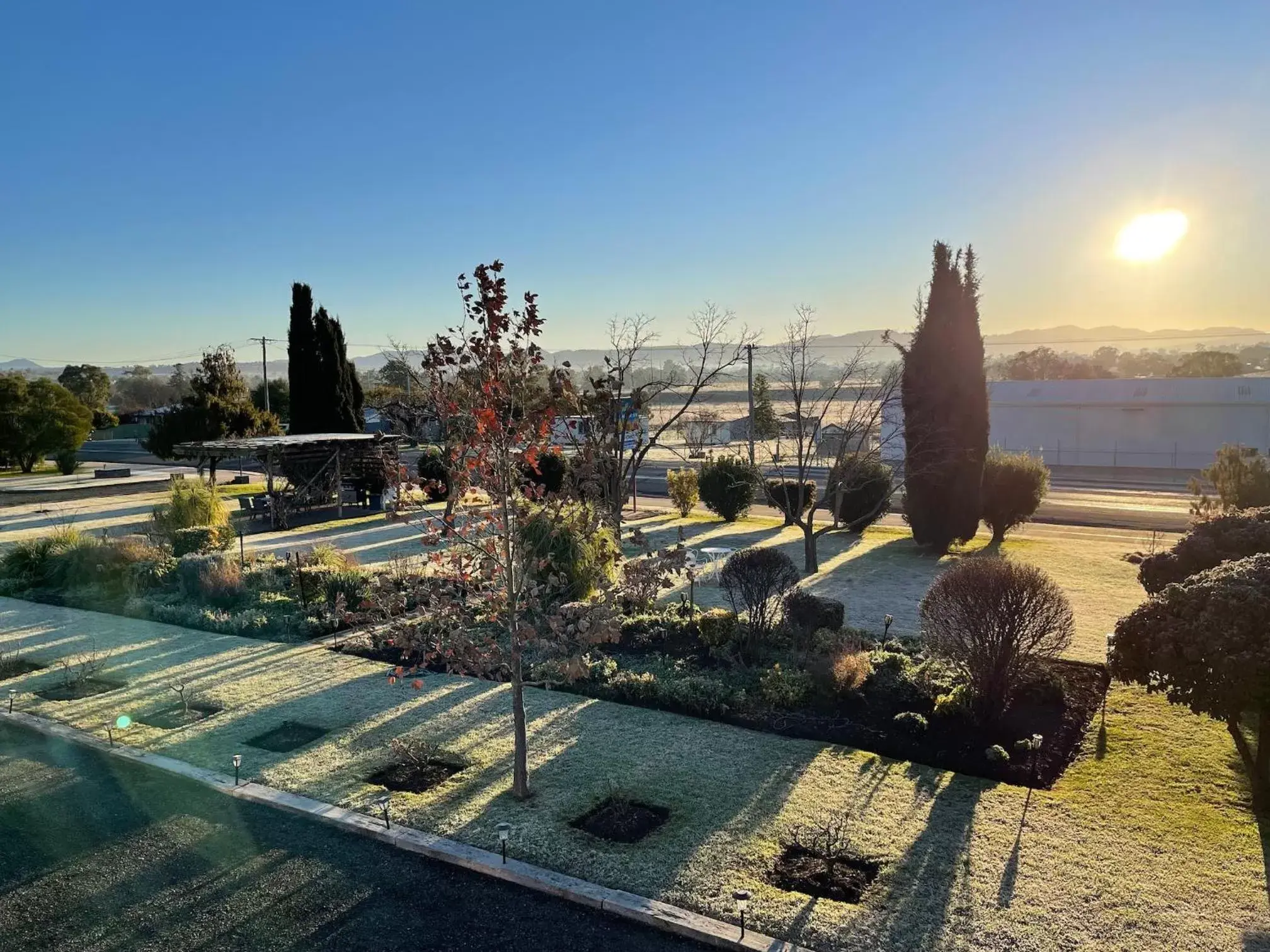 Winter in Quirindi Sunflower Motor Inn