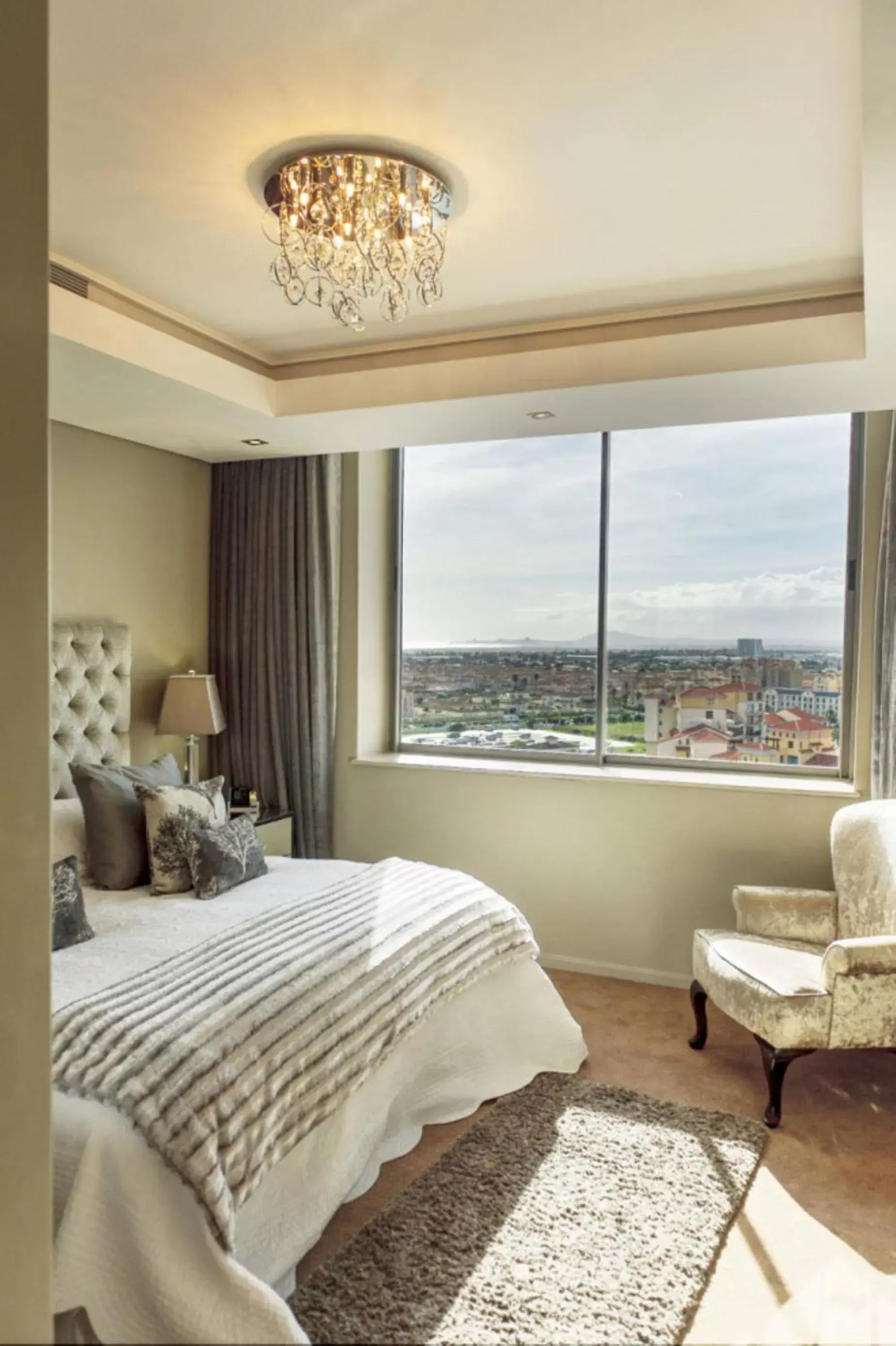 Bedroom in The Residences at Crystal Towers