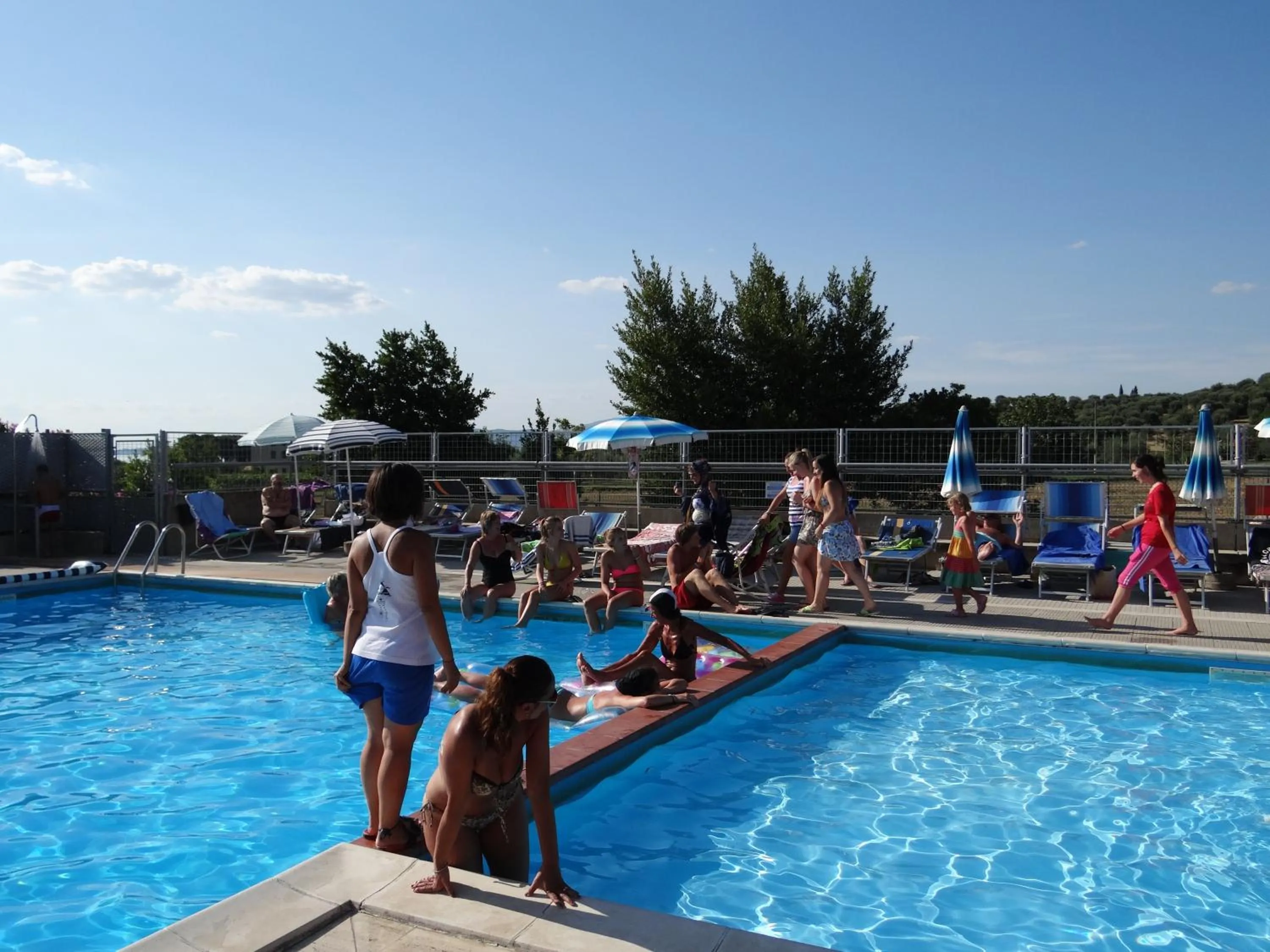 Swimming pool in Hotel Le Tre Isole