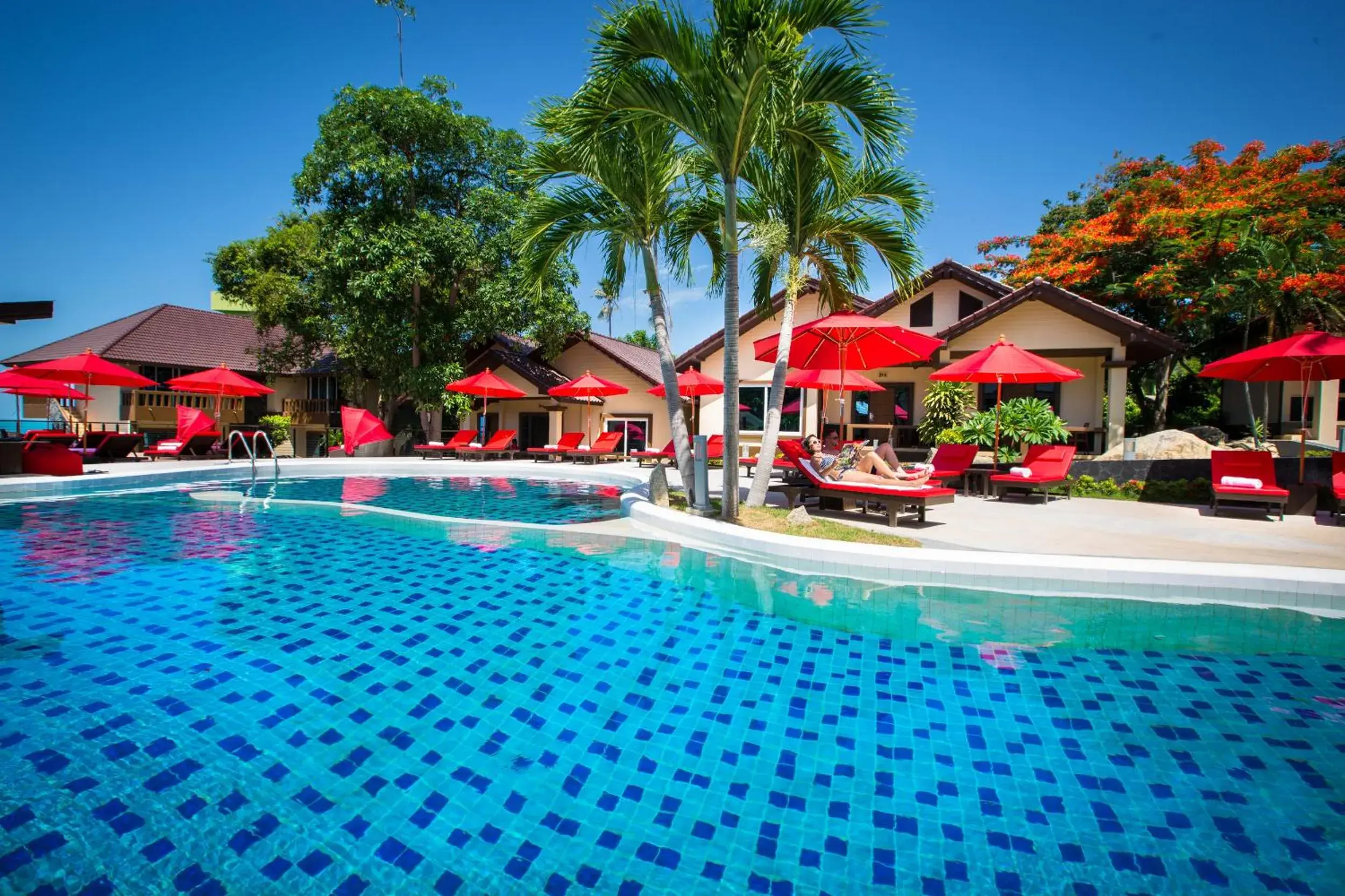 Swimming Pool in Royal Beach Boutique Resort & Spa Koh Samui - SHA Extra Plus