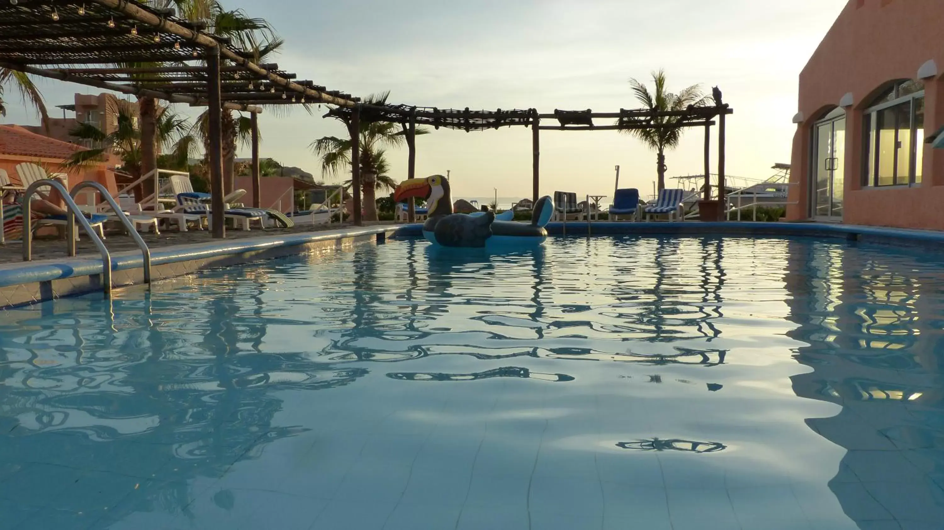 Decorative detail, Swimming Pool in Club Hotel Cantamar by the Beach