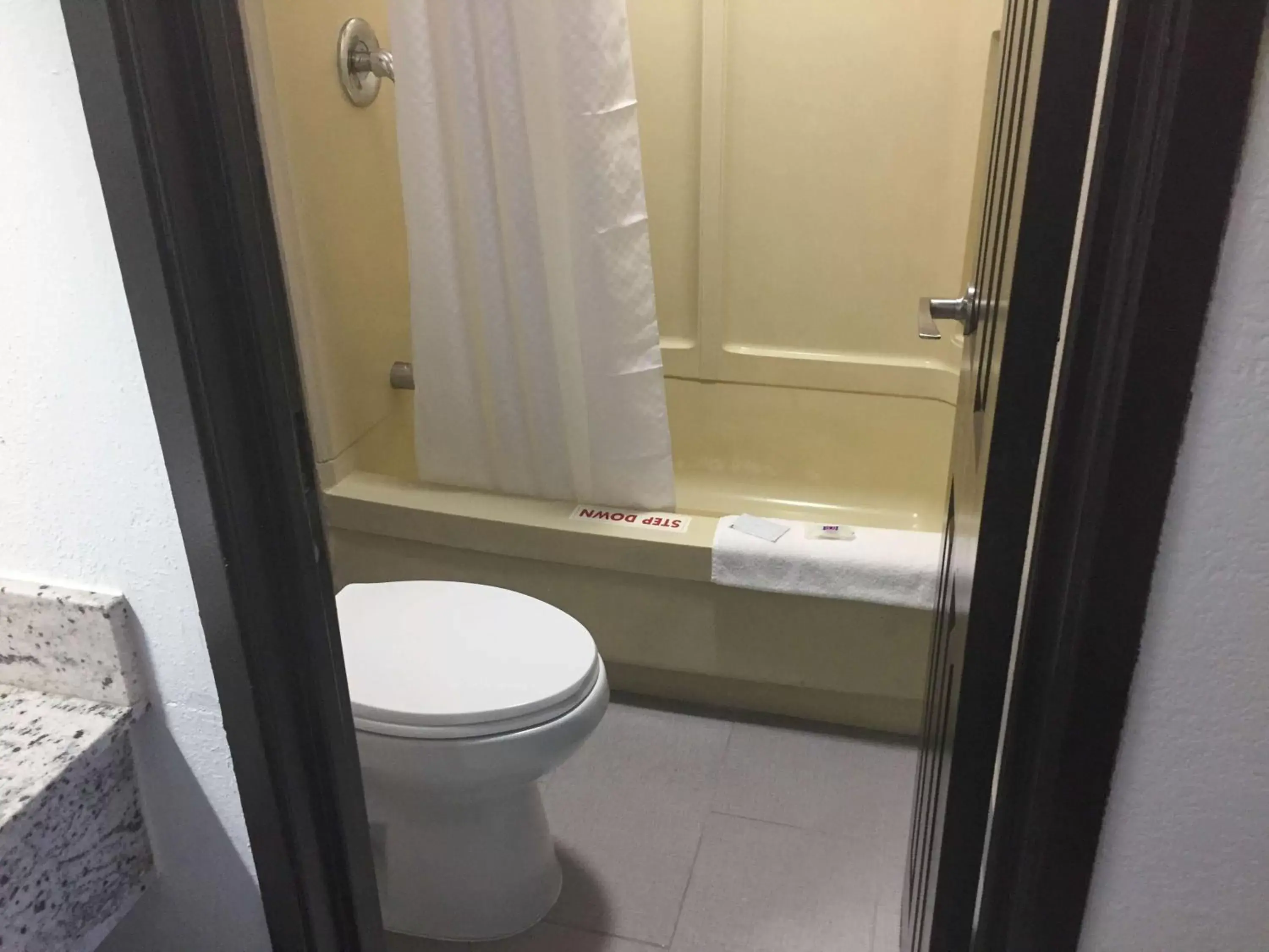 Bathroom in Motel 6-Burnsville, MN