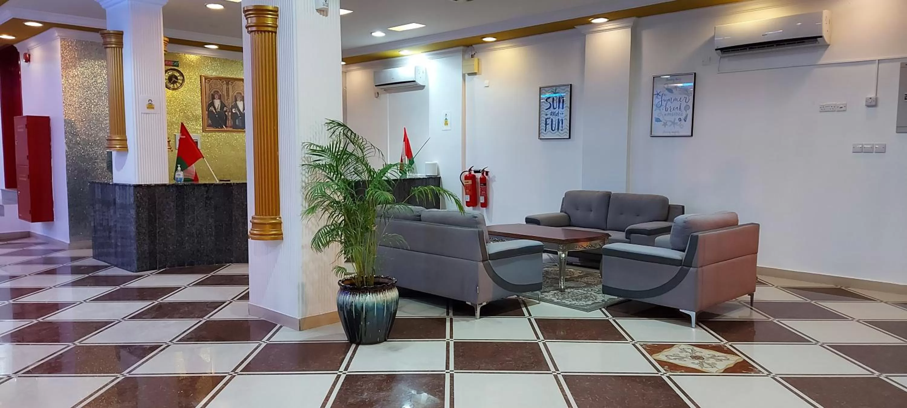Seating area in DREAMLAND HOTEL APARTMENT NIZWA
