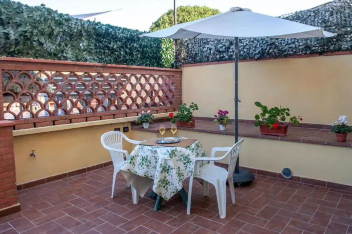 Balcony/Terrace in Hotel Melecchi