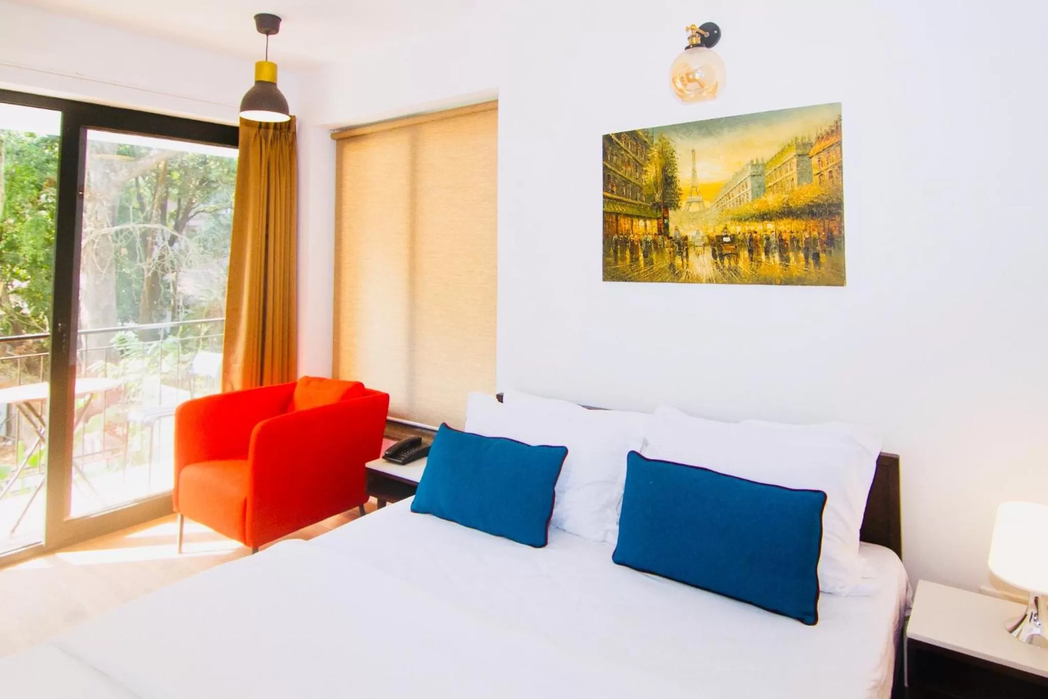 Bed in HALF Hotel, Calangute