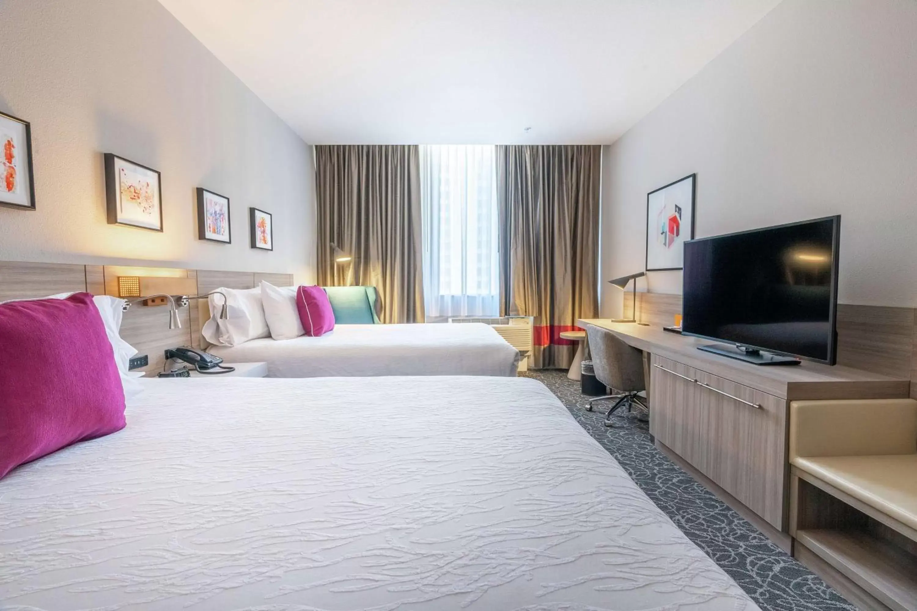 Premium Queen Room with Two Queen Beds in Hilton Garden Inn Wichita Downtown, Ks Premium Queen Room with Two Queen Beds in Hilton Garden Inn Wichita Downtown, Ks