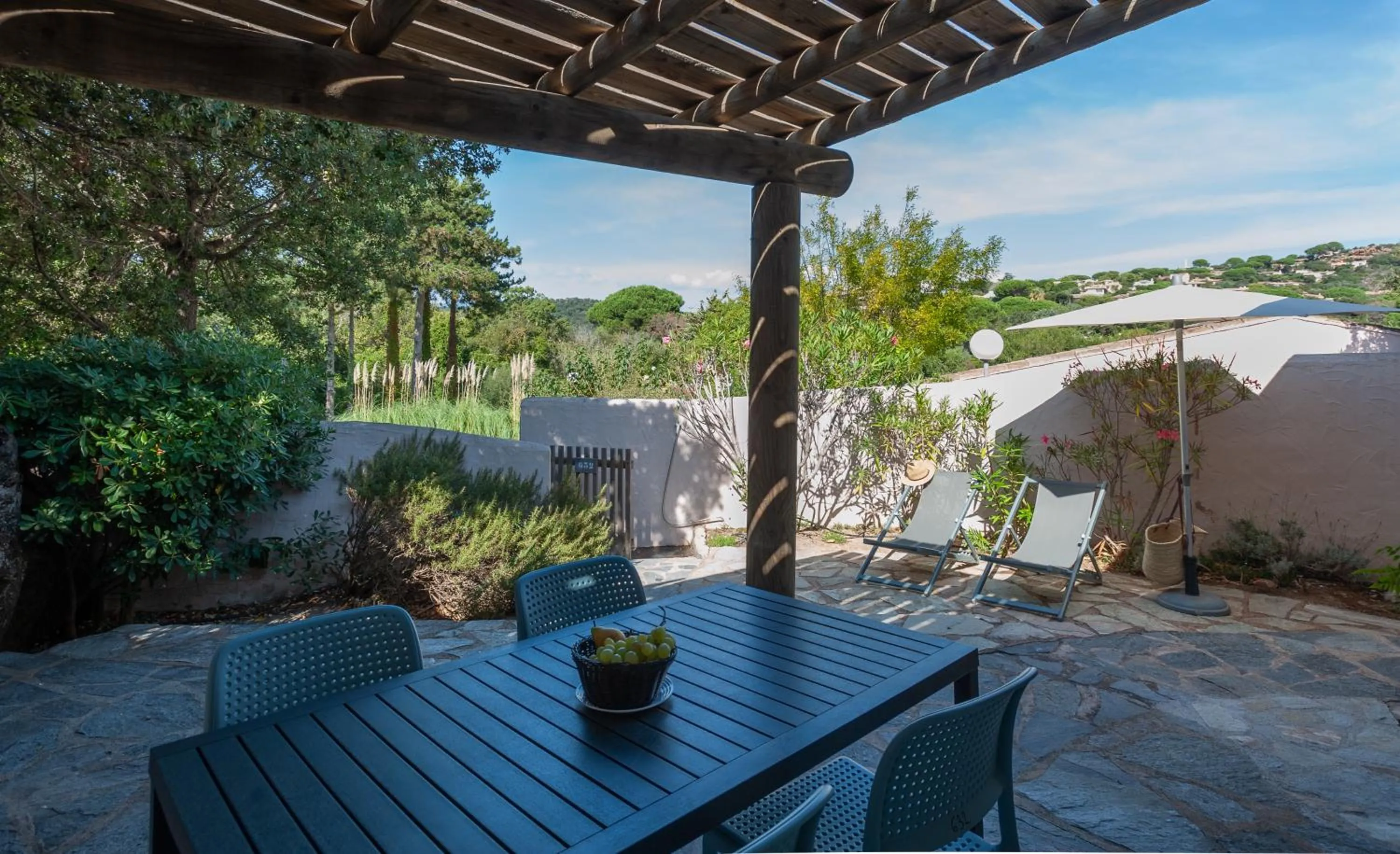 Patio in Résidence Marina Di Santa Giulia