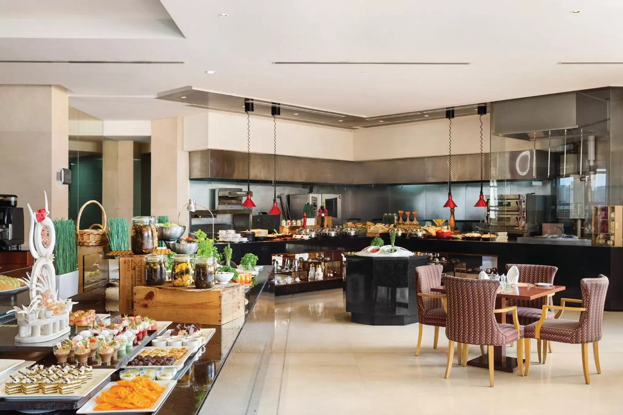 Buffet breakfast in Crowne Plaza - Dubai Jumeirah by IHG Buffet breakfast in Crowne Plaza - Dubai Jumeirah by IHG