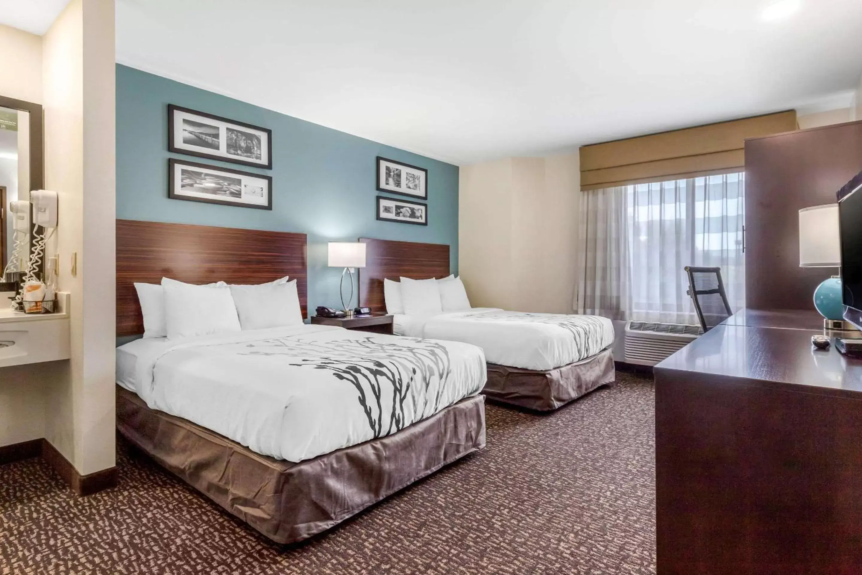 Bedroom, Bed in Sleep Inn & Suites Johnson City