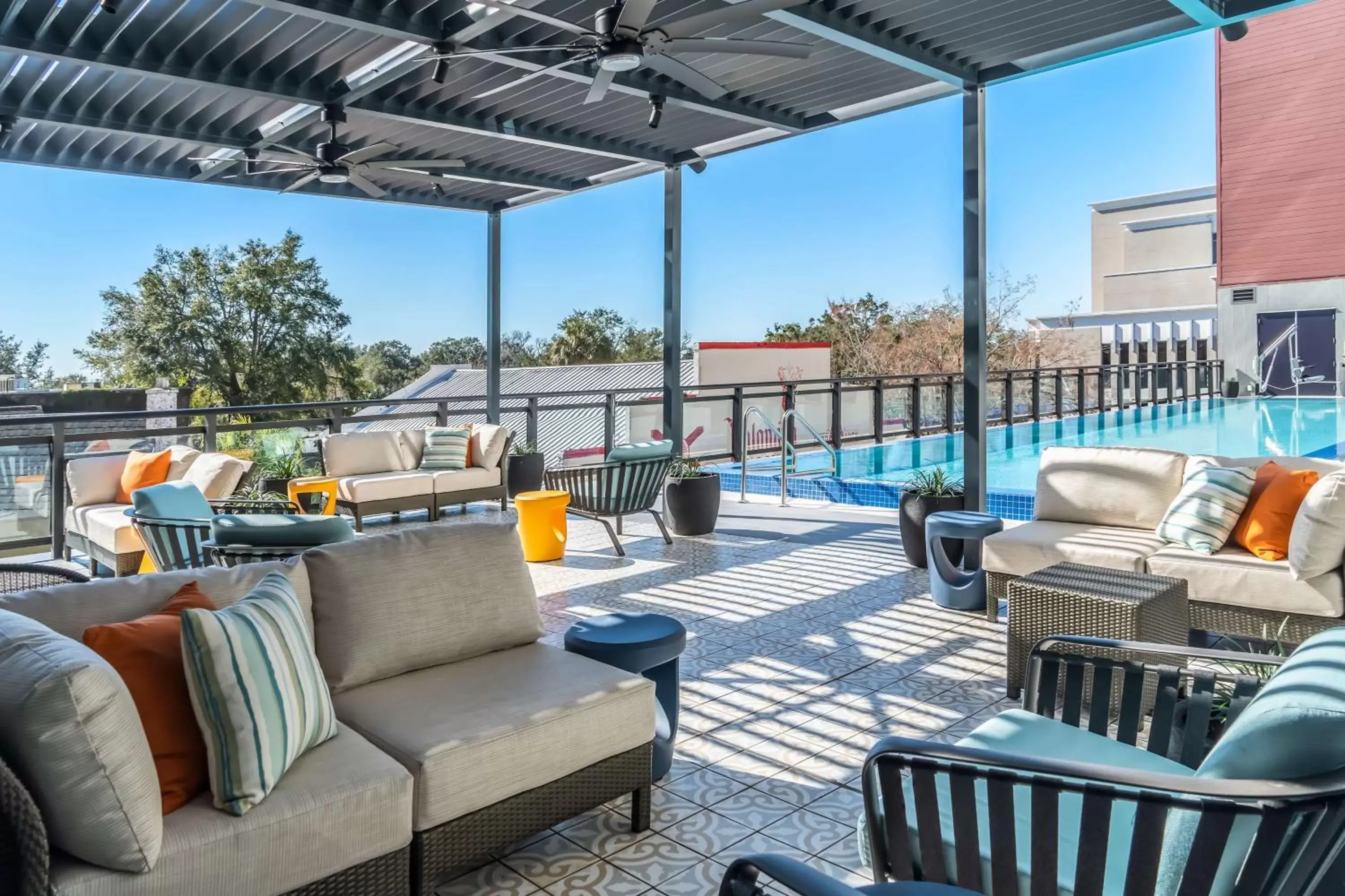 Swimming pool in Hyatt Place Gainesville Downtown