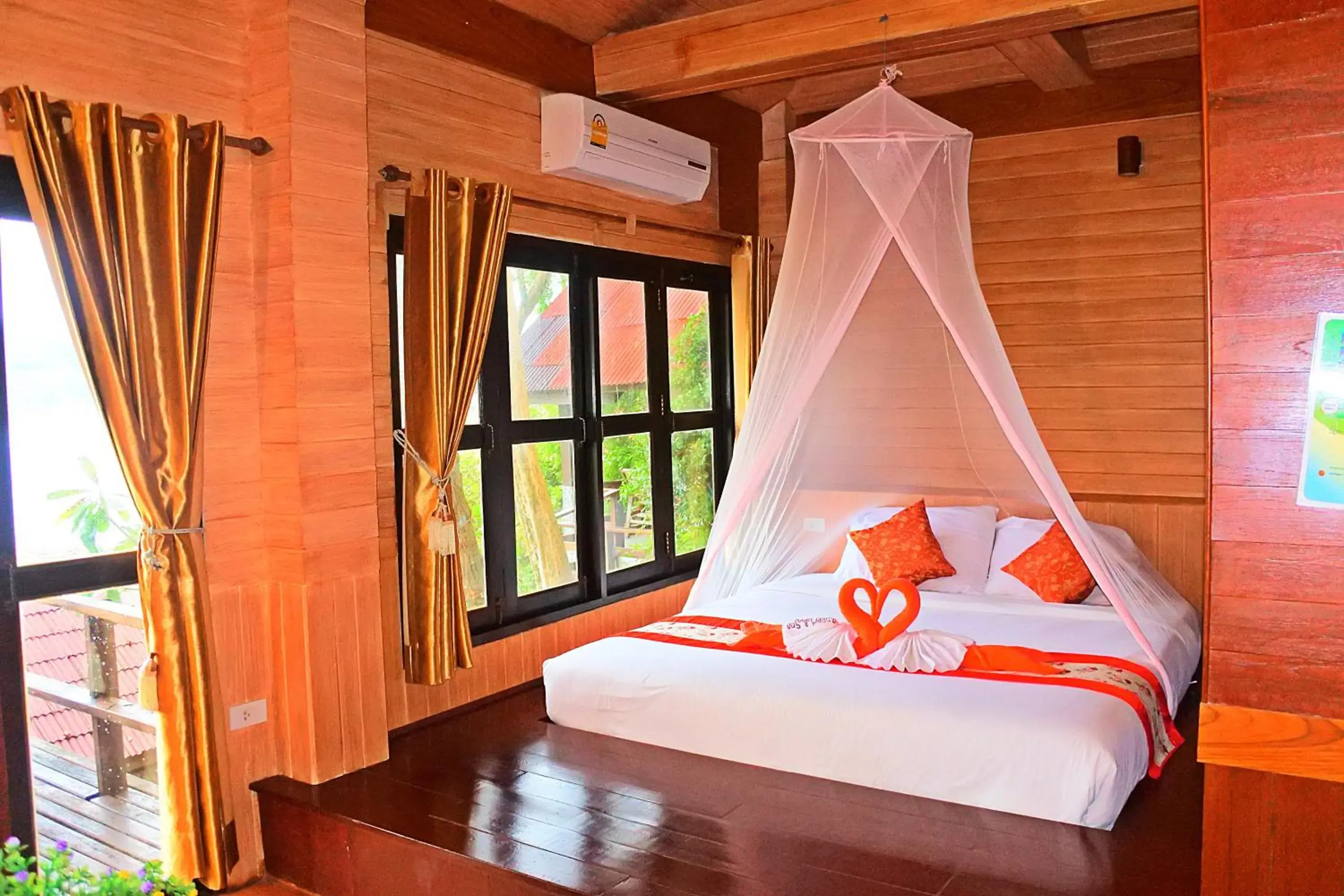 Bed in Baan Laanta Resort & Spa - SHA PLUS