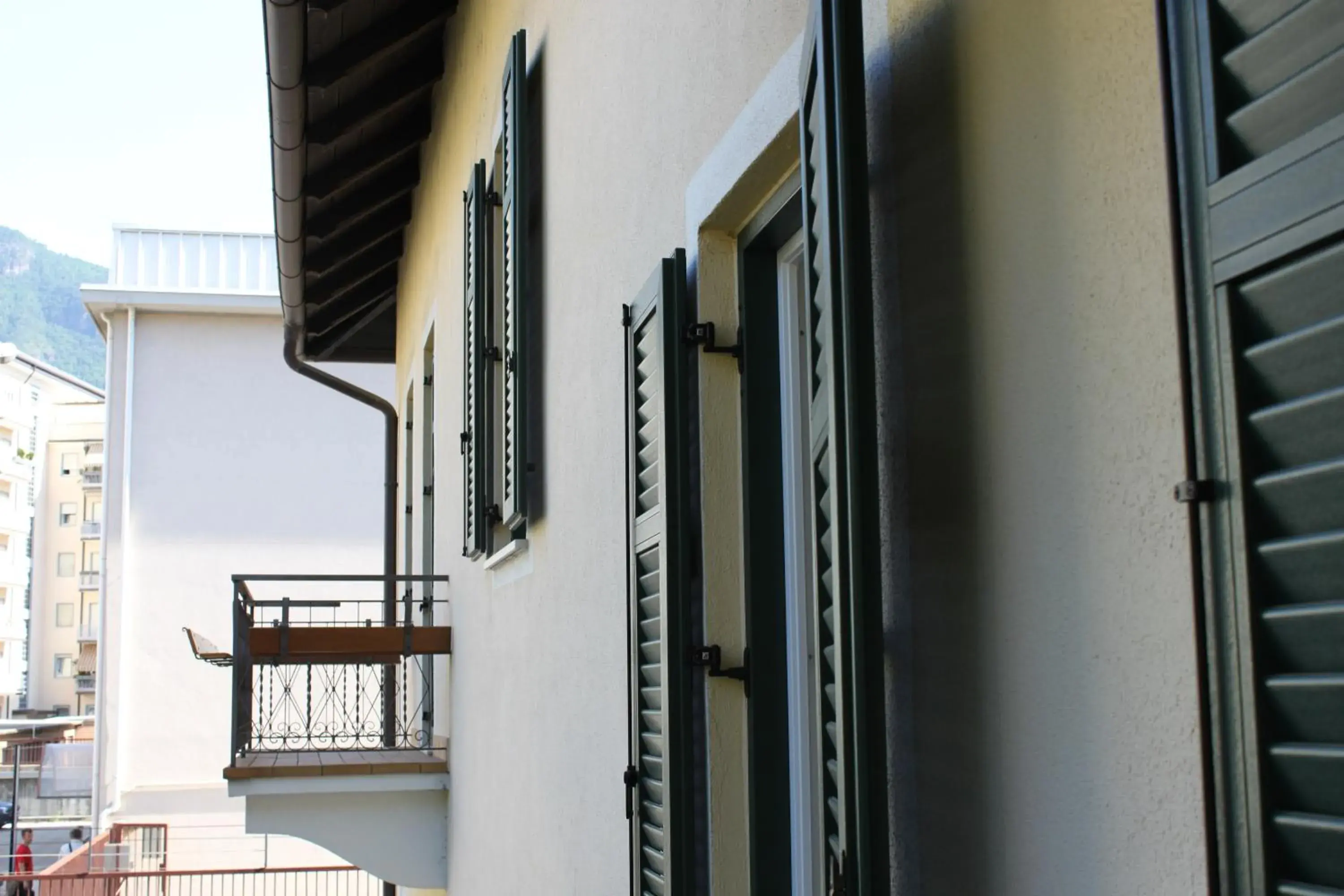 Facade/entrance, Balcony/Terrace in Albergo Hofer