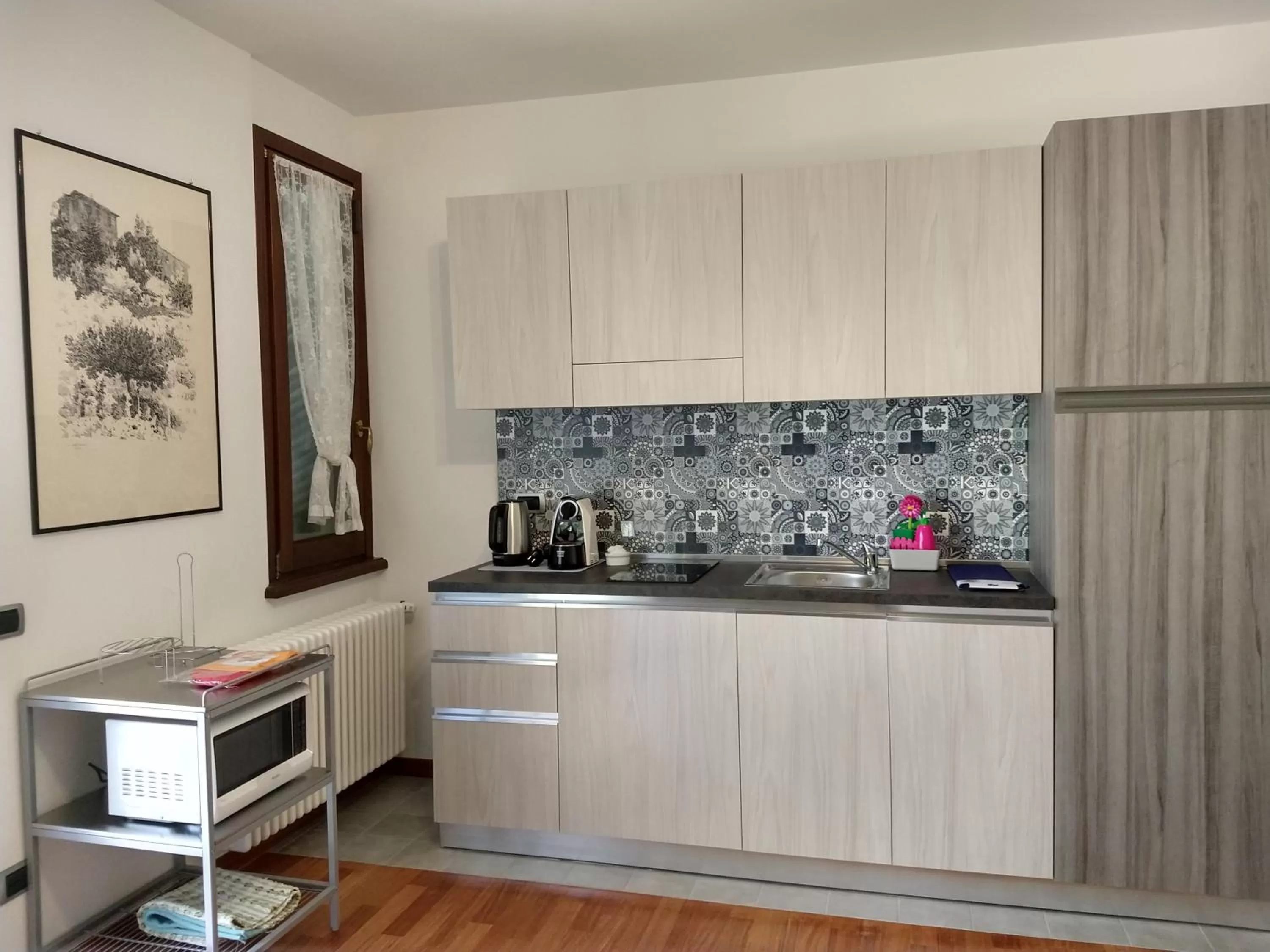 Kitchen or kitchenette in B&B IL TORCHIO-URBINO