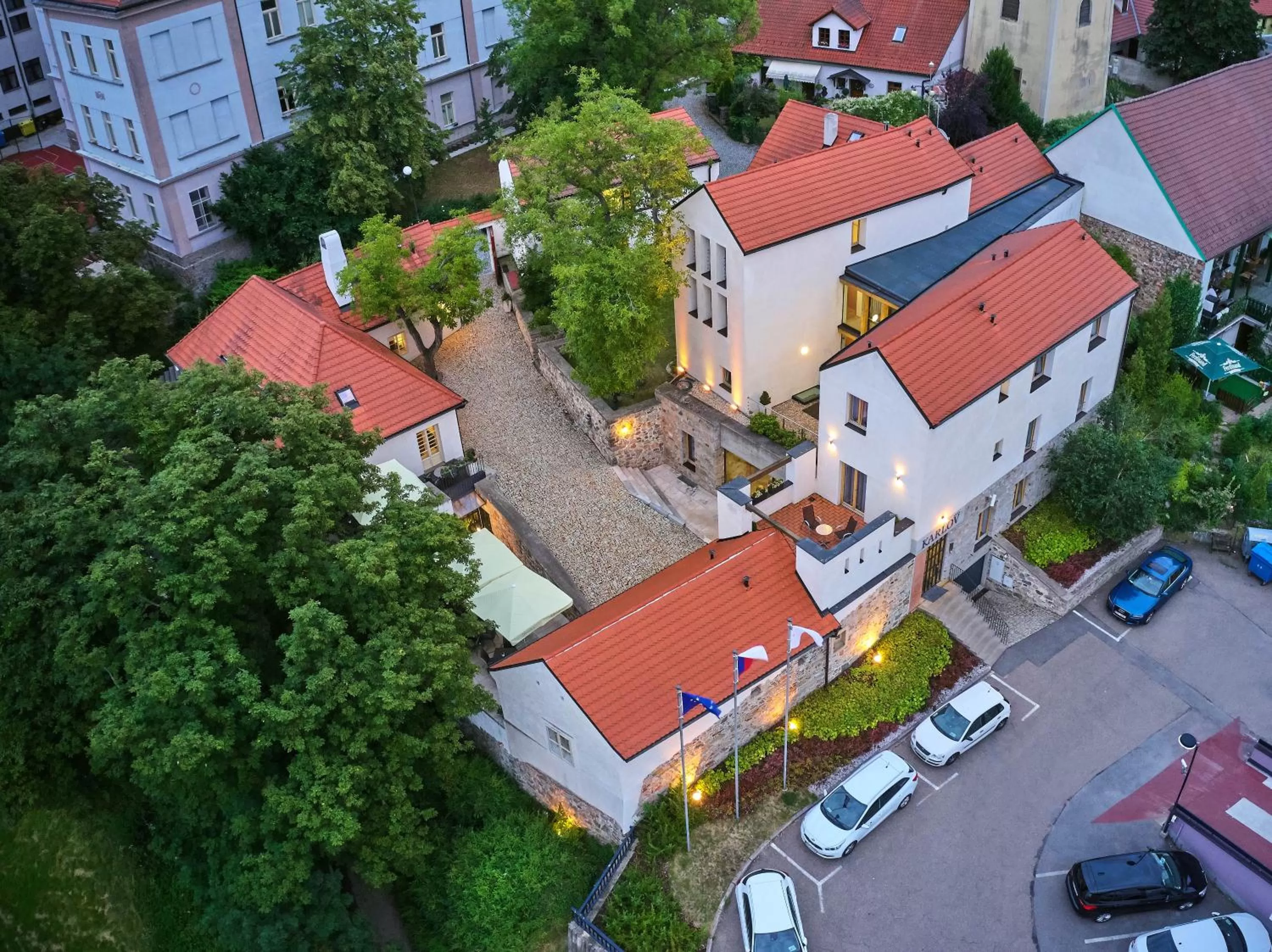 Bird's eye view in Bellevue Hotel Benešov