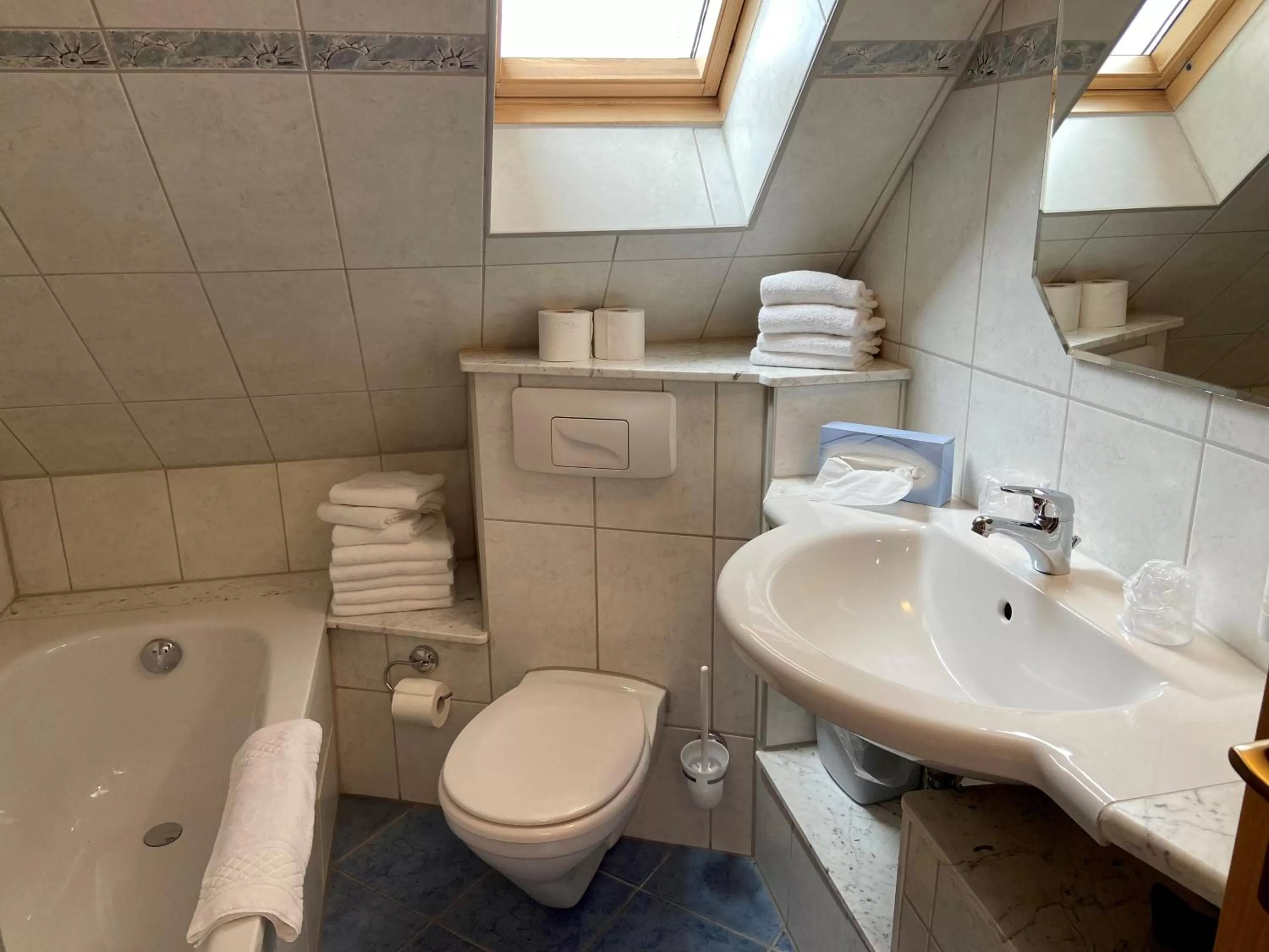 Bathroom in Hotel Bett & Frühstück