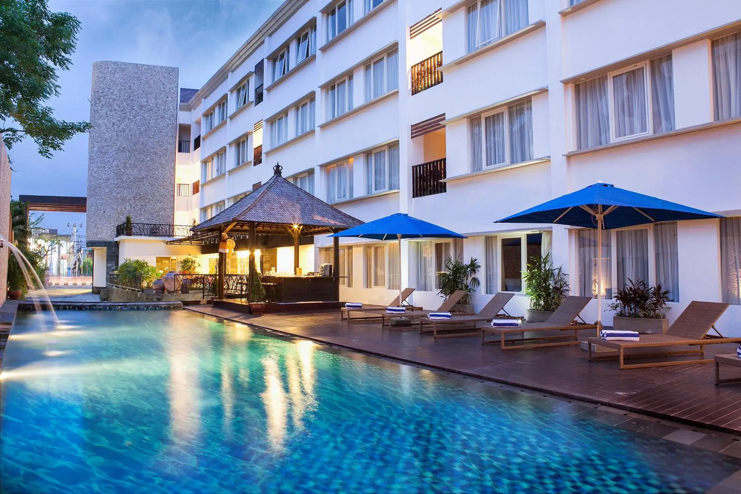 Swimming pool, Property Building in Natya Hotel Kuta