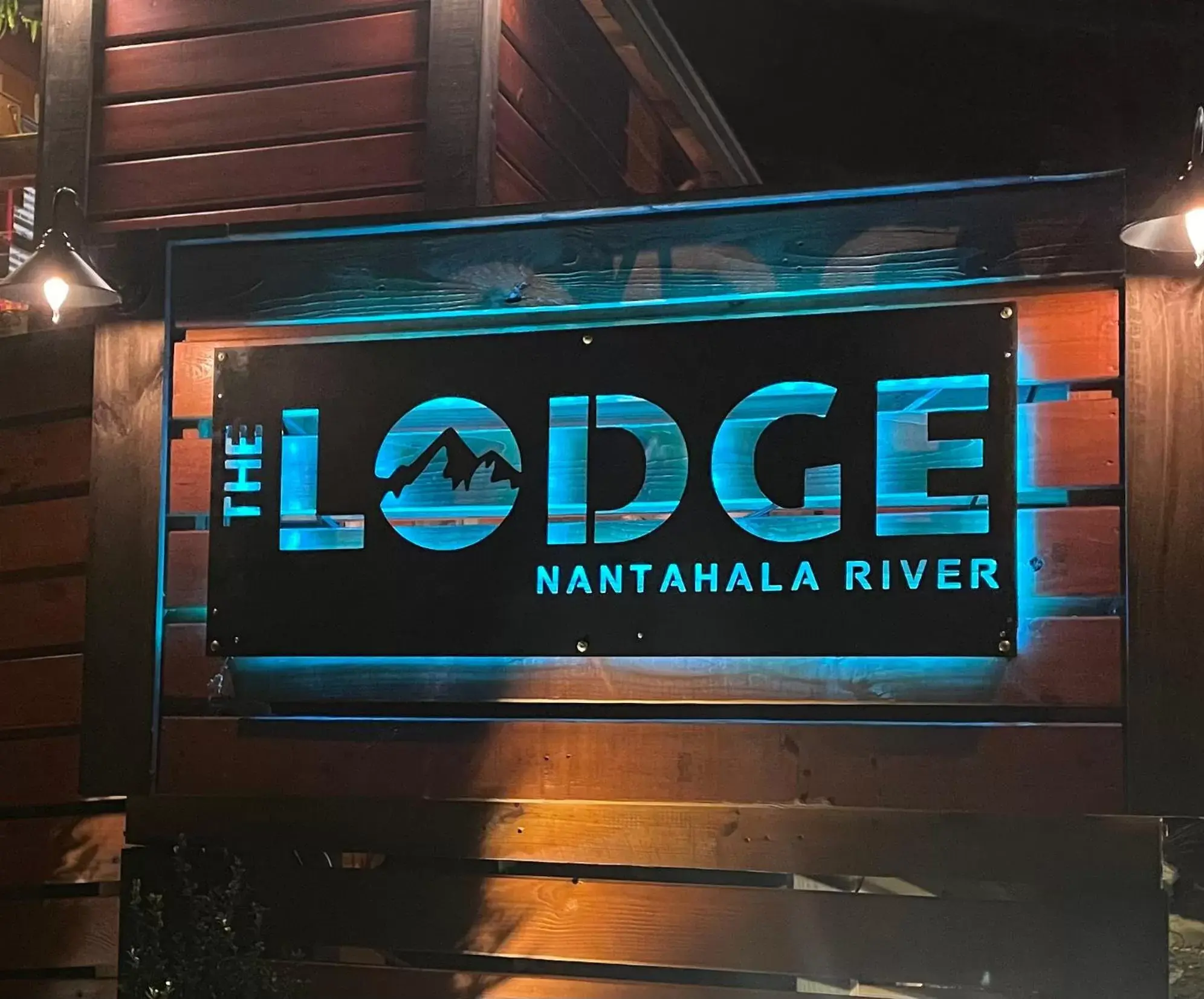 Property Logo/Sign in The Lodge Nantahala River