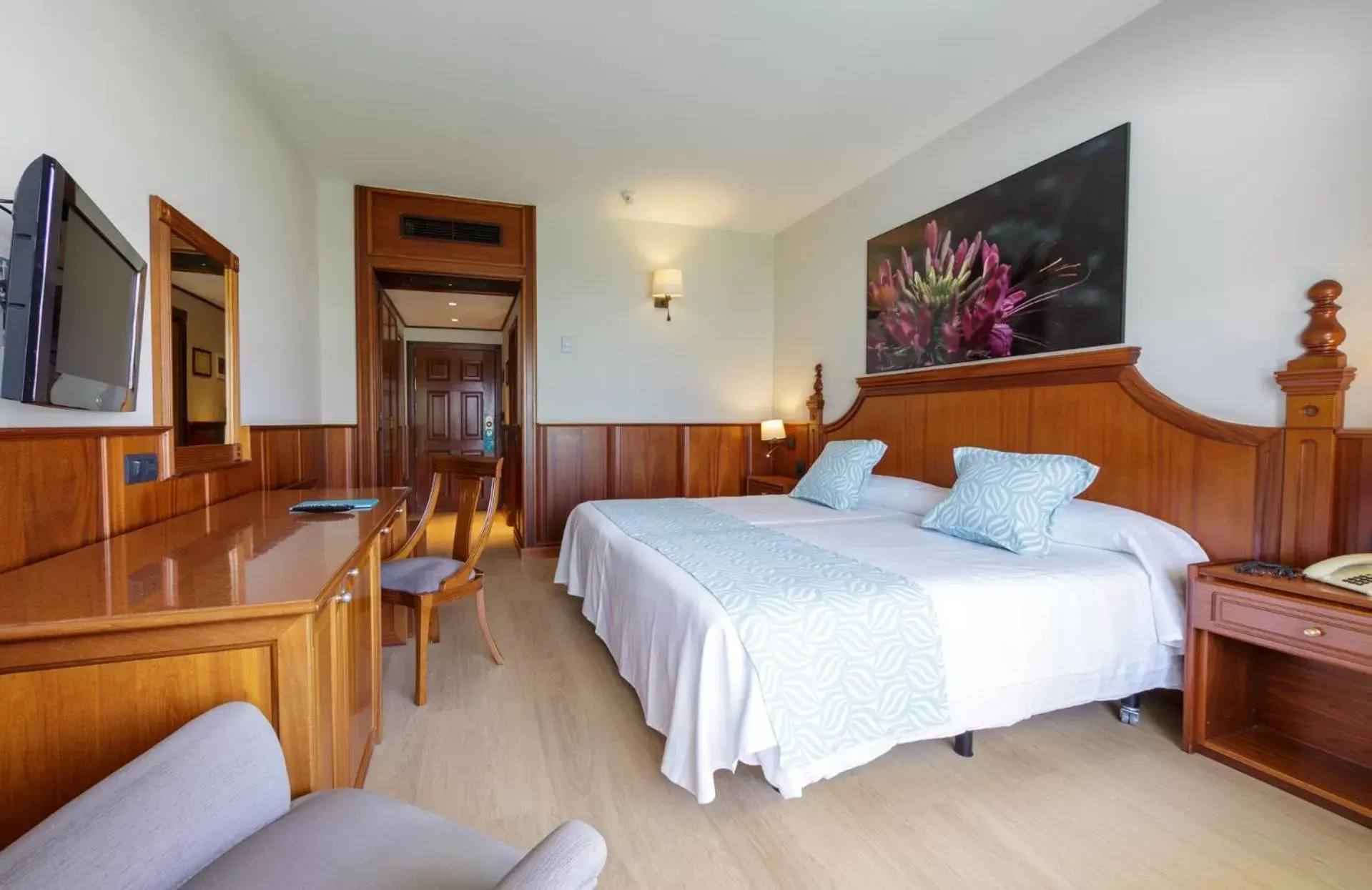 Bed in Hotel Vallemar