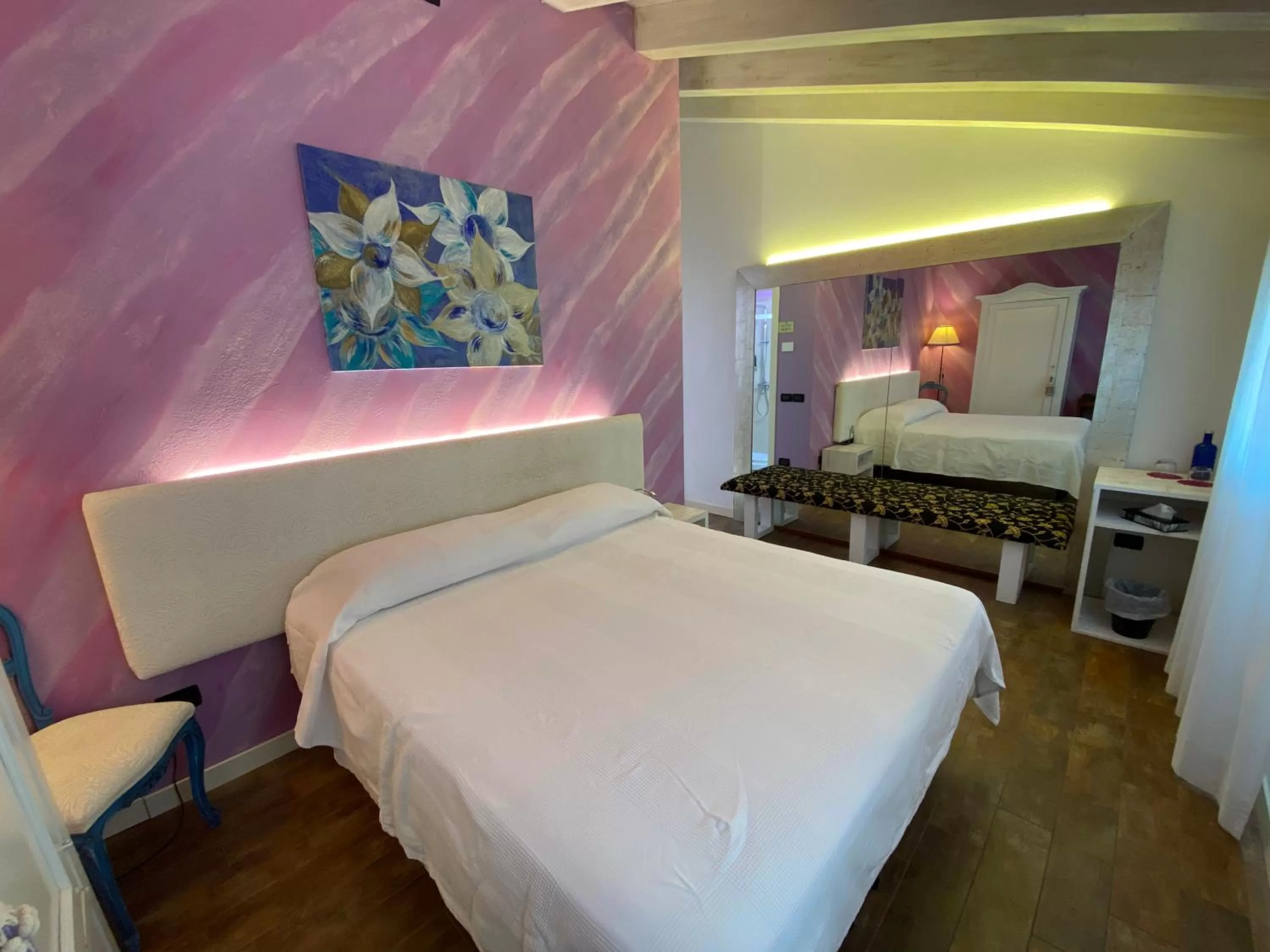 View (from property/room), Bed in Le Fate Corbezzole