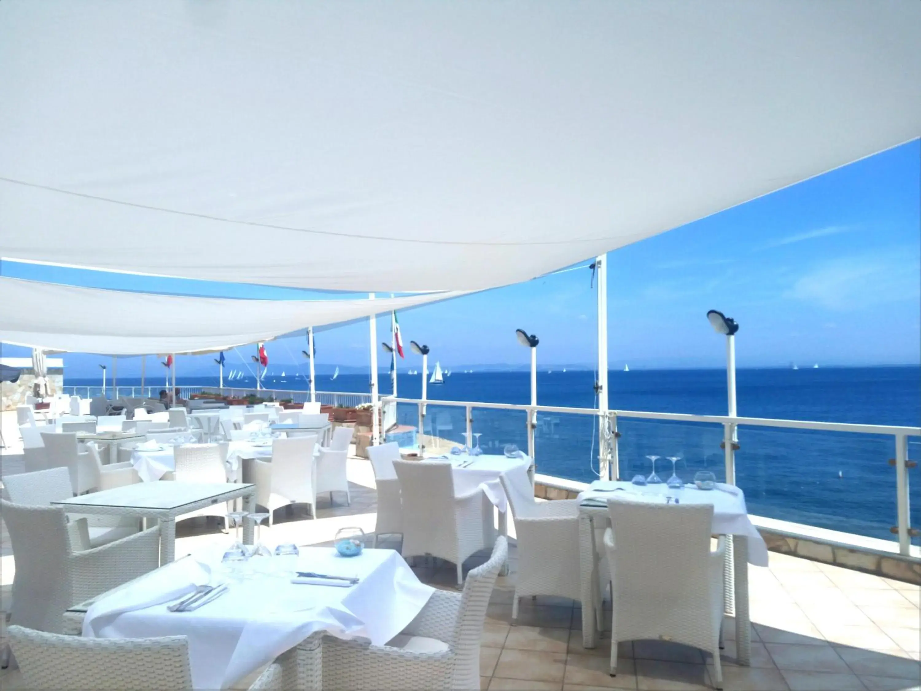 Balcony/Terrace, Restaurant/Places to Eat in Hotel La Caletta