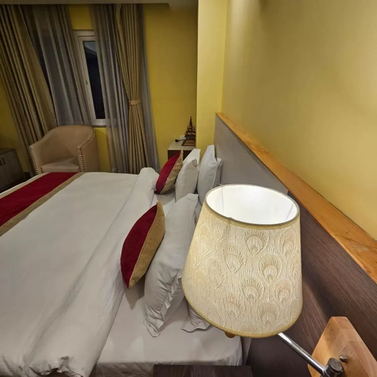 Bed in Hotel Krishna Kathmandu Bed in Hotel Krishna Kathmandu