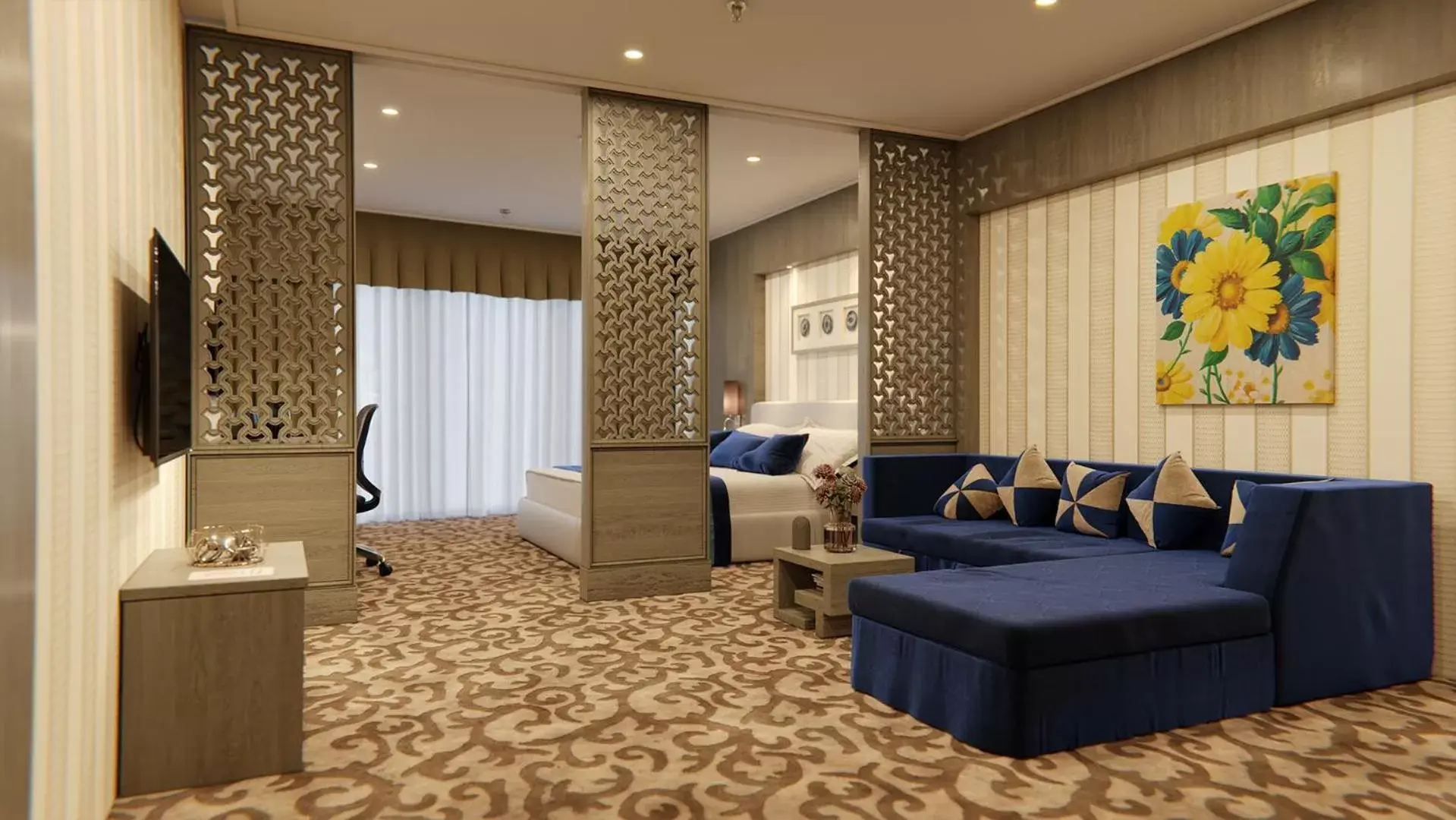 Facade/entrance, Seating Area in Al Hamra Hotel Kuwait