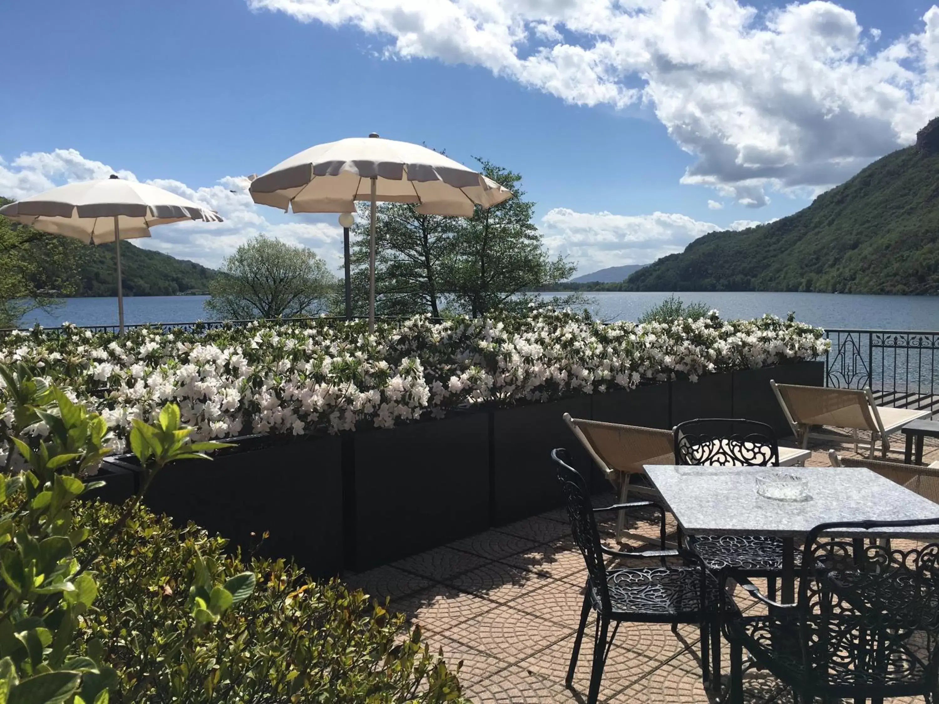 Balcony/Terrace, Restaurant/Places to Eat in Hotel Ristorante La Quartina