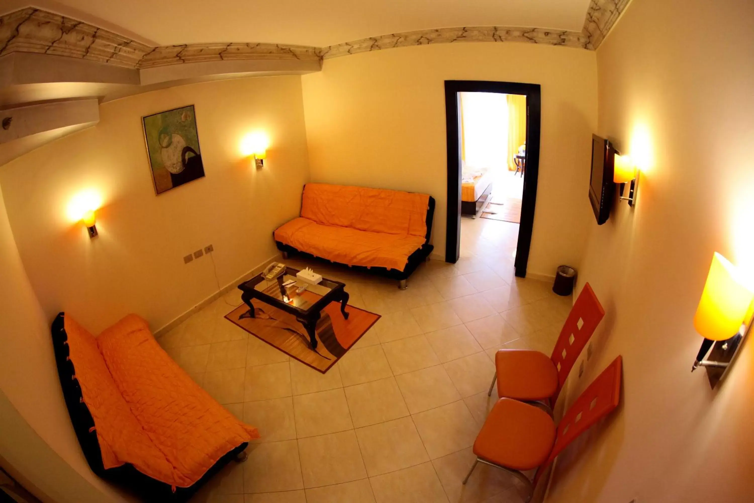 Living room, Seating Area in Sphinx Aqua Park Beach Resort