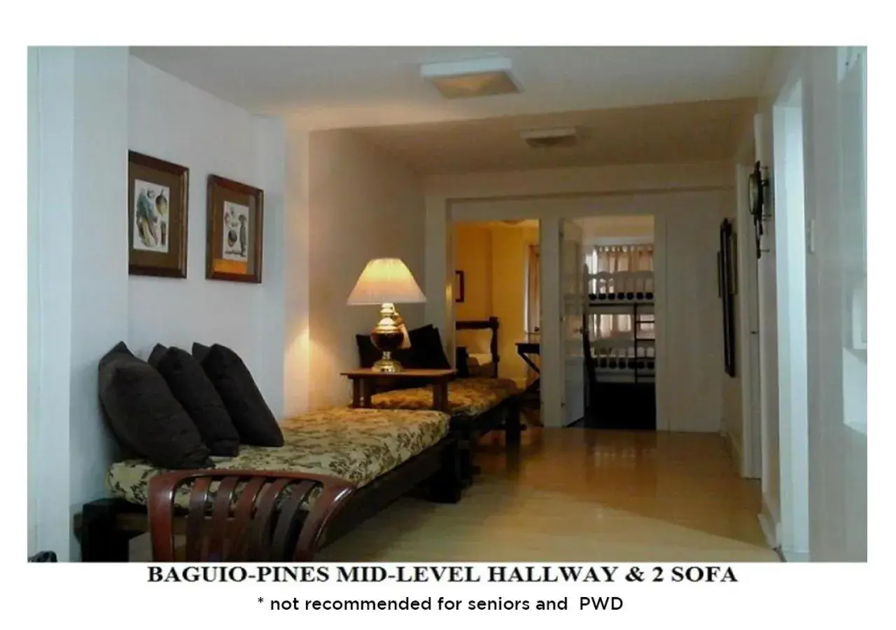 Seating Area in Agreeable Family Baguio Suites