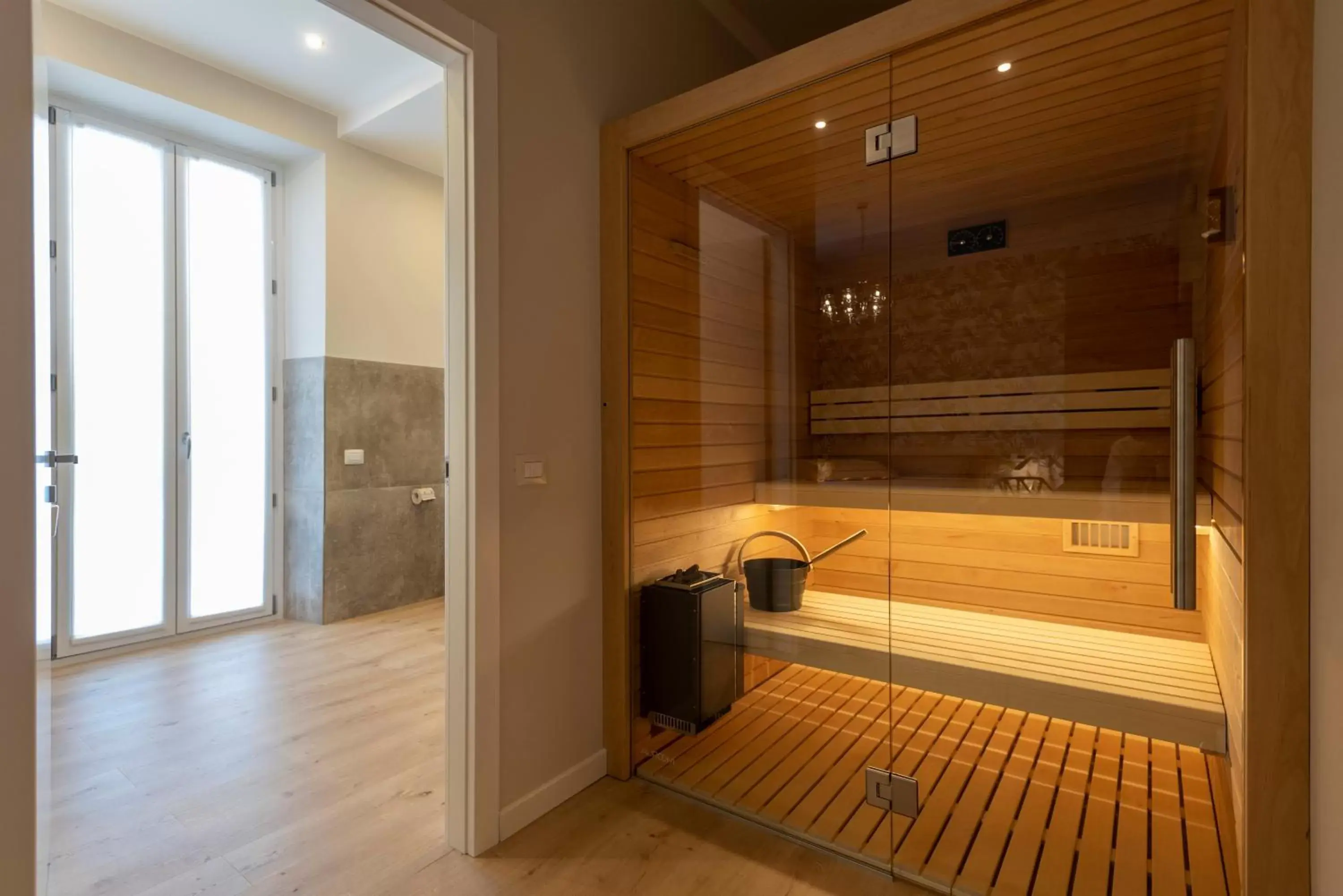 Sauna in VILLA BERNASCONI