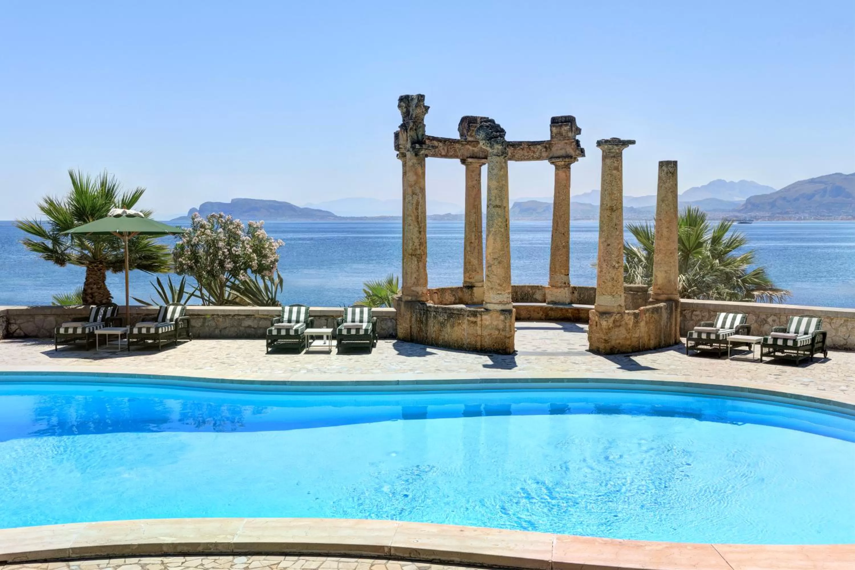 Sea view in Rocco Forte Villa Igiea