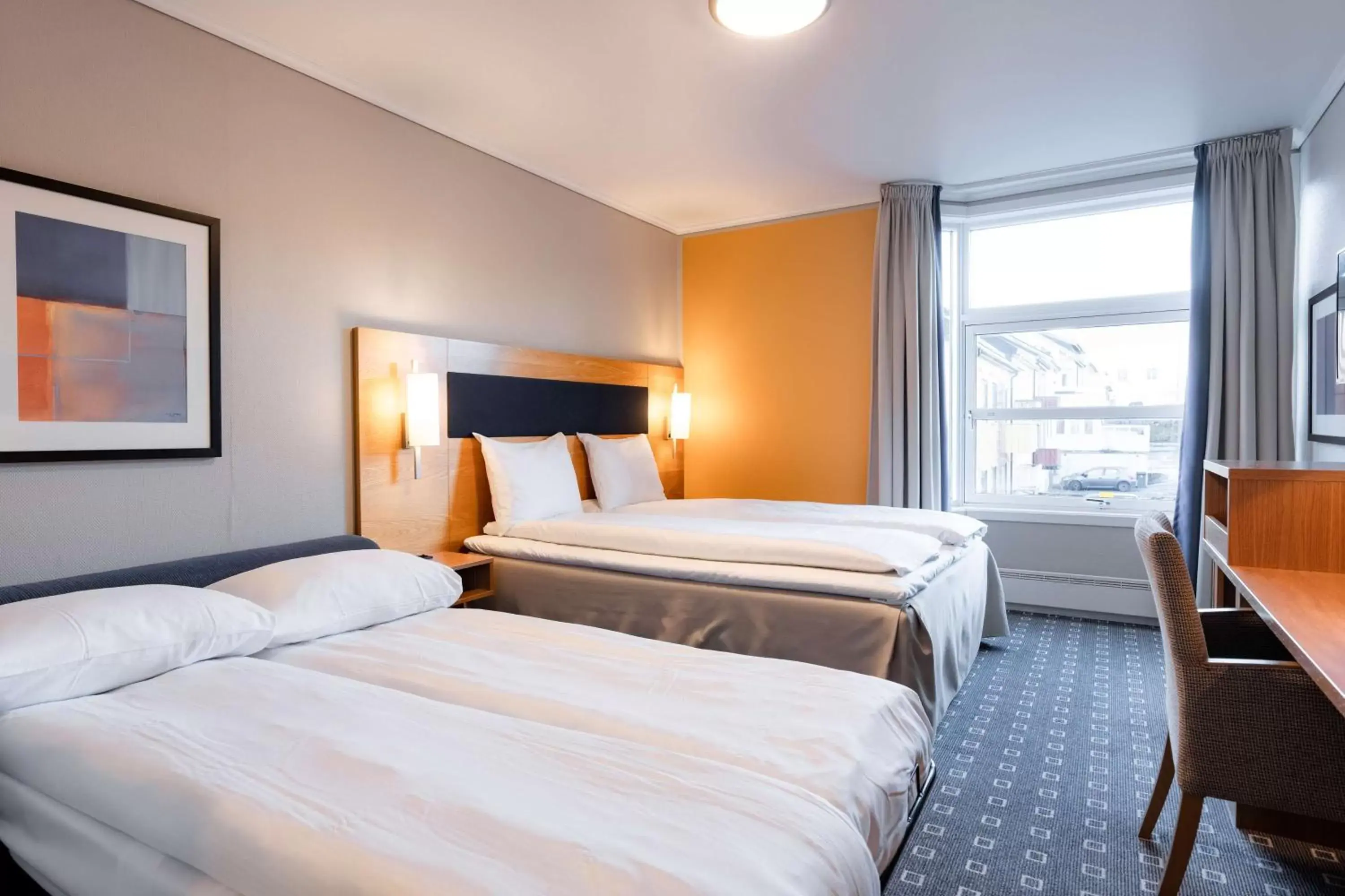 Bedroom, Bed in Scandic Kristiansund