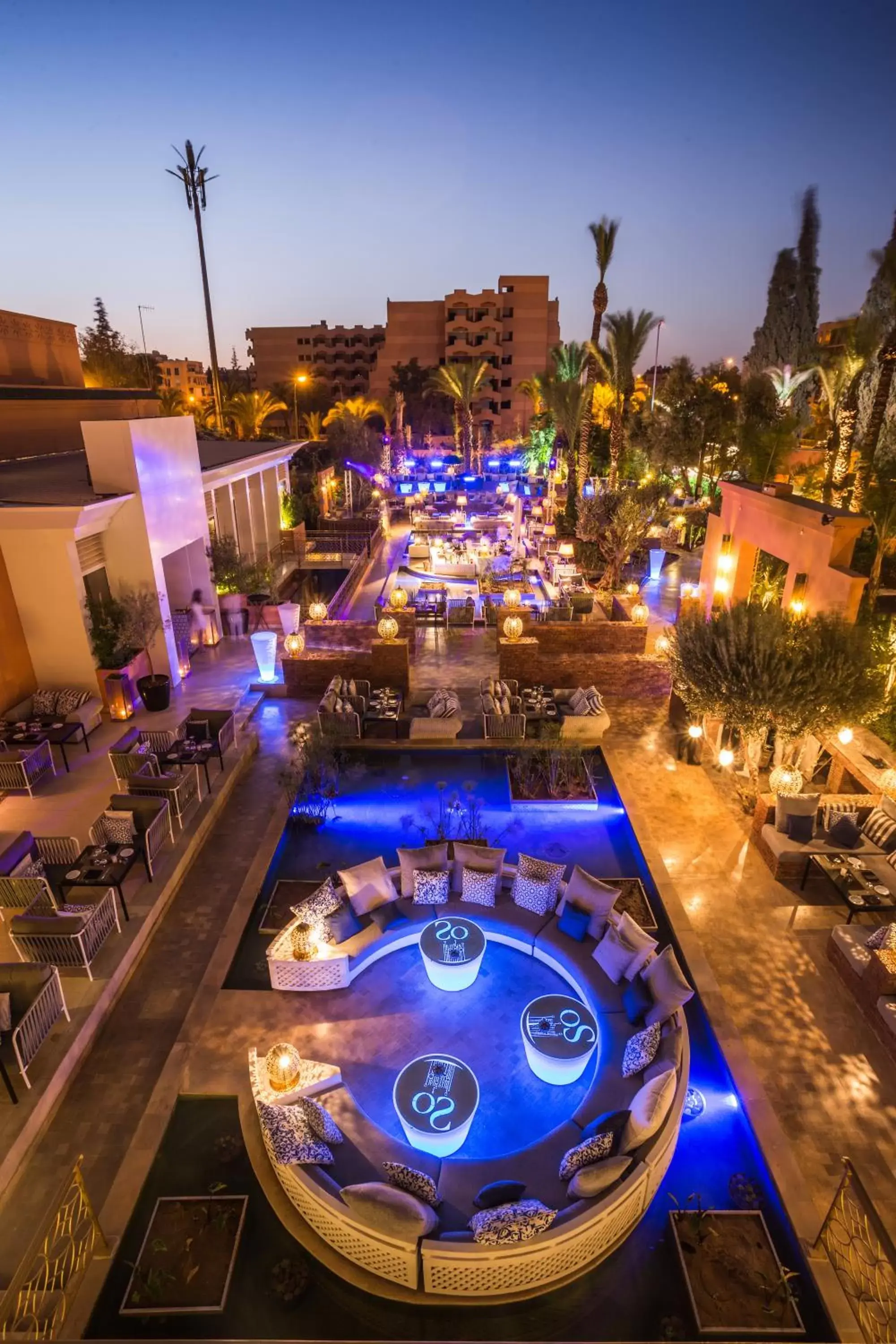 Patio, Pool View in Sofitel Marrakech Lounge and Spa