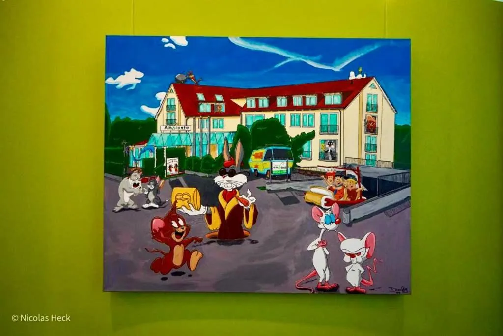 Lobby or reception in Hotel Ambiente Walldorf