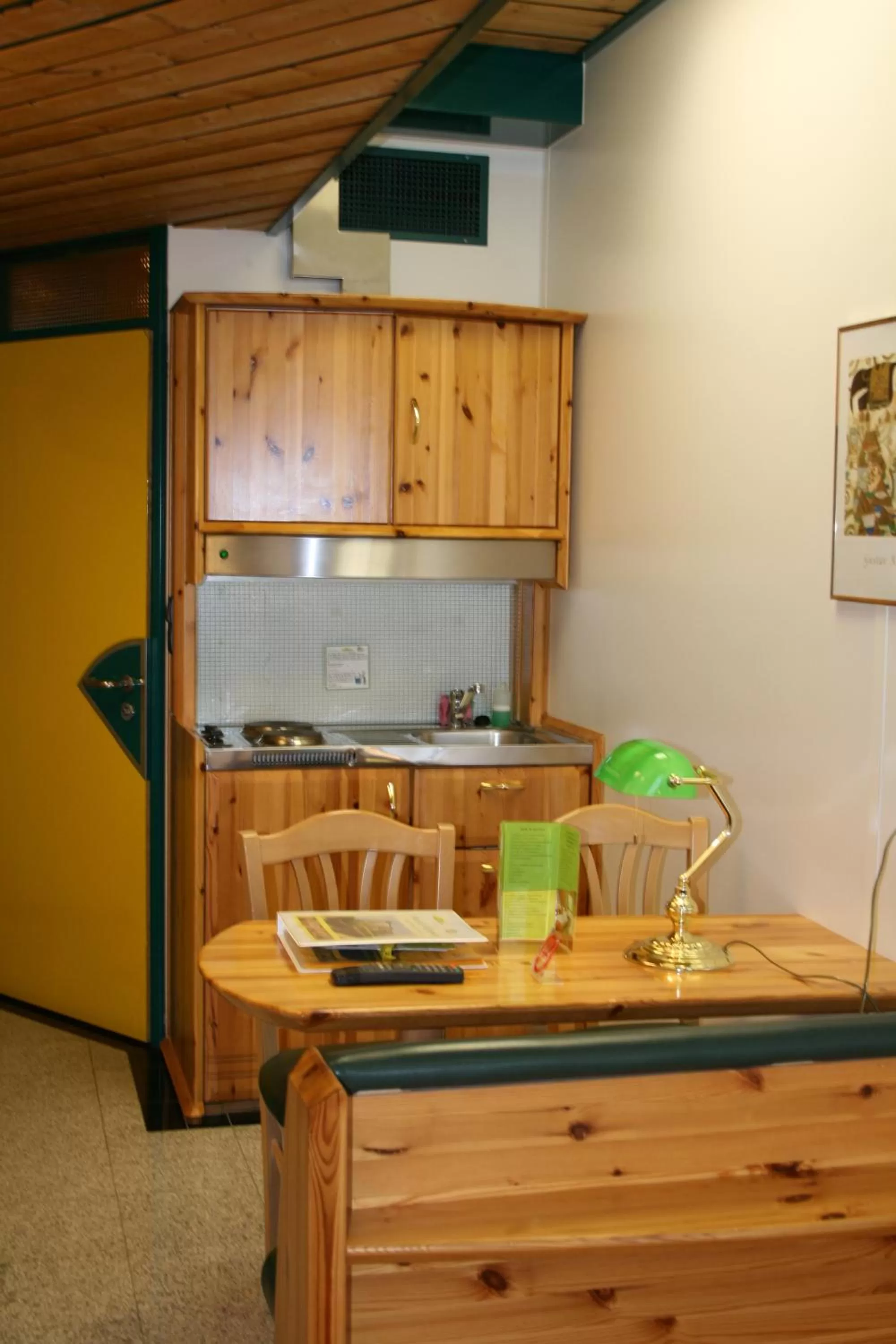 Kitchen or kitchenette in Hotel Asperner Löwe