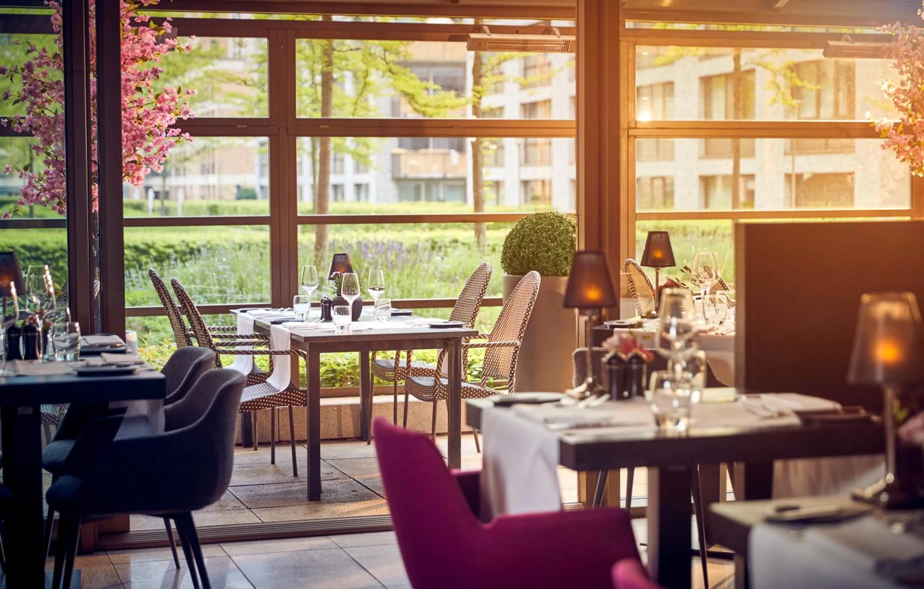 Dining area in WestCord Fashion Hotel Amsterdam
