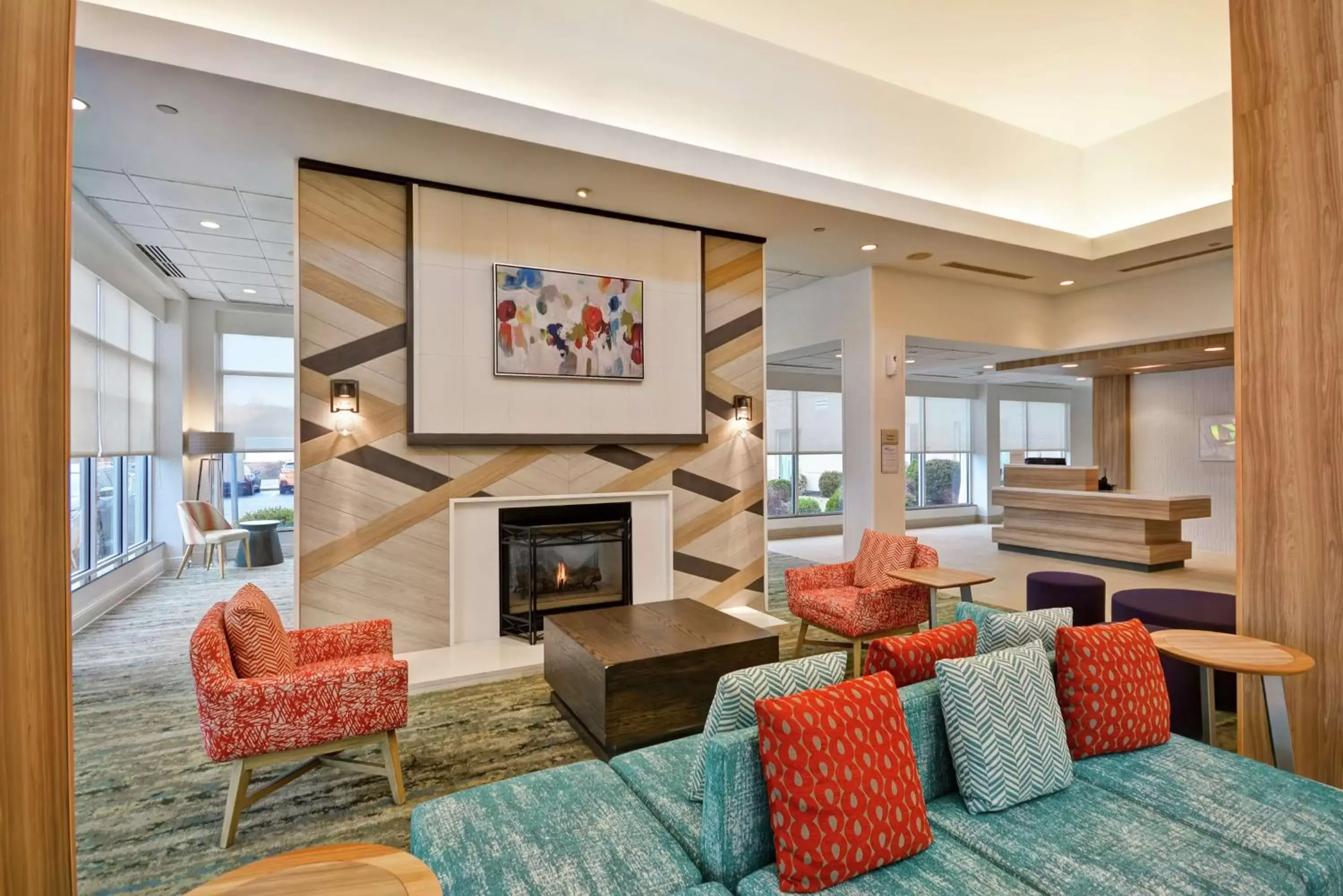 Lobby or reception, Seating Area in Hilton Garden Inn Ridgefield Park