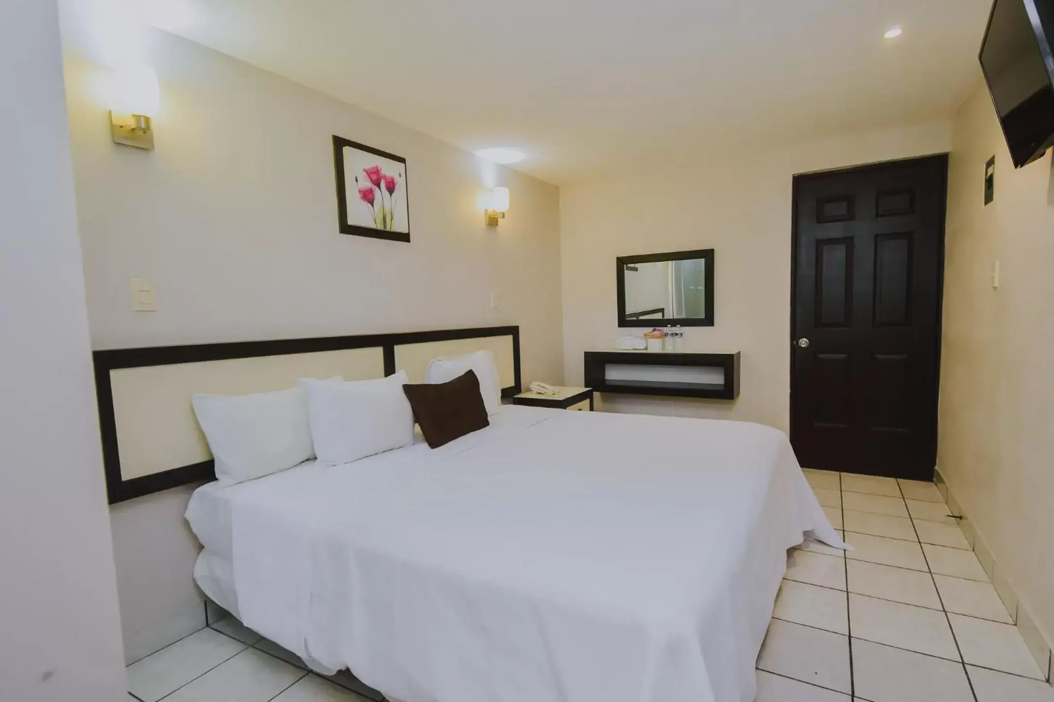 Bed in Hotel Florencia Poza Rica