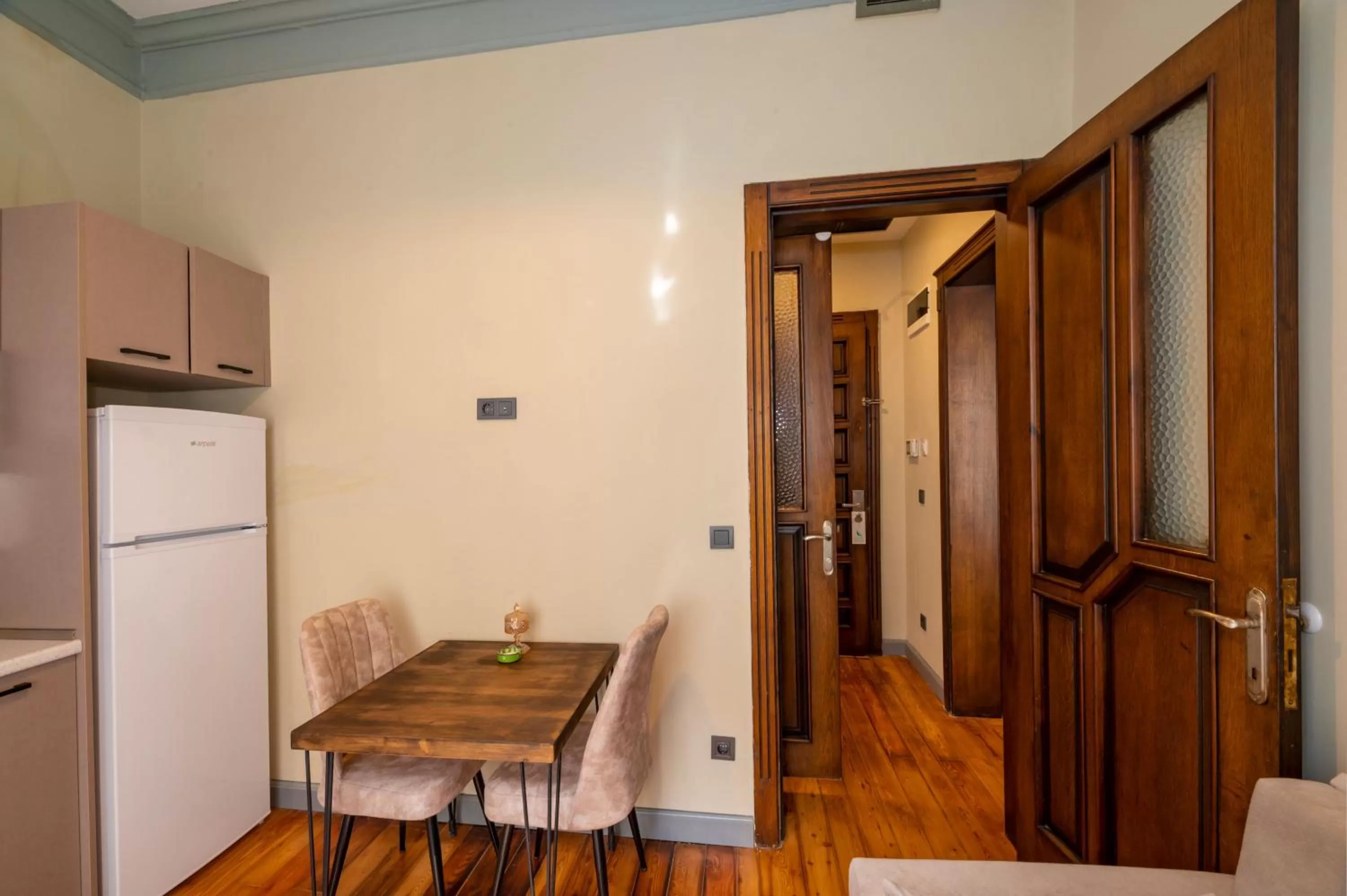 Kitchen or kitchenette in O'Pera Okanlı Suites