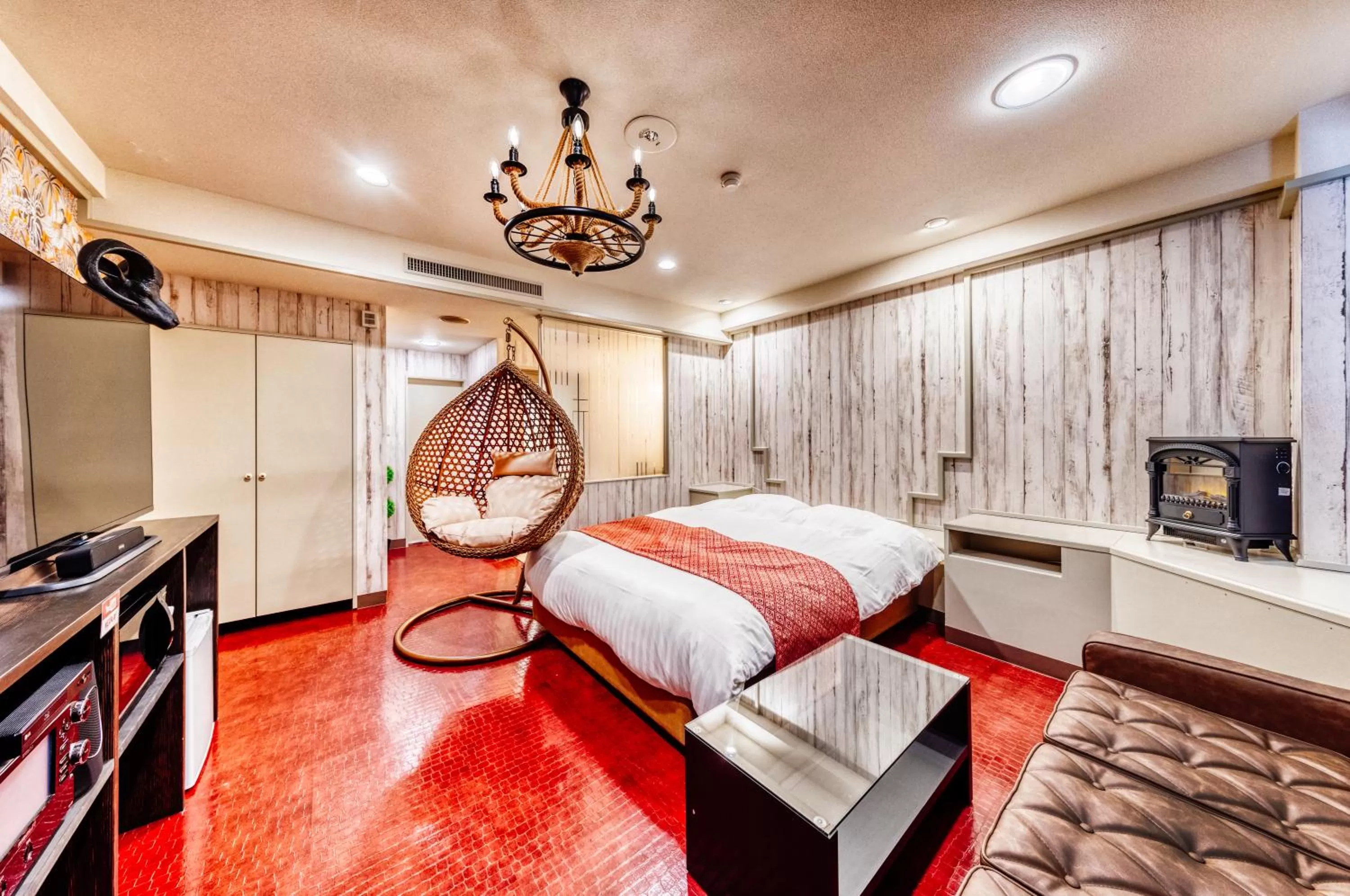 Bed in Hotel Lotus Morioka -Adult Only